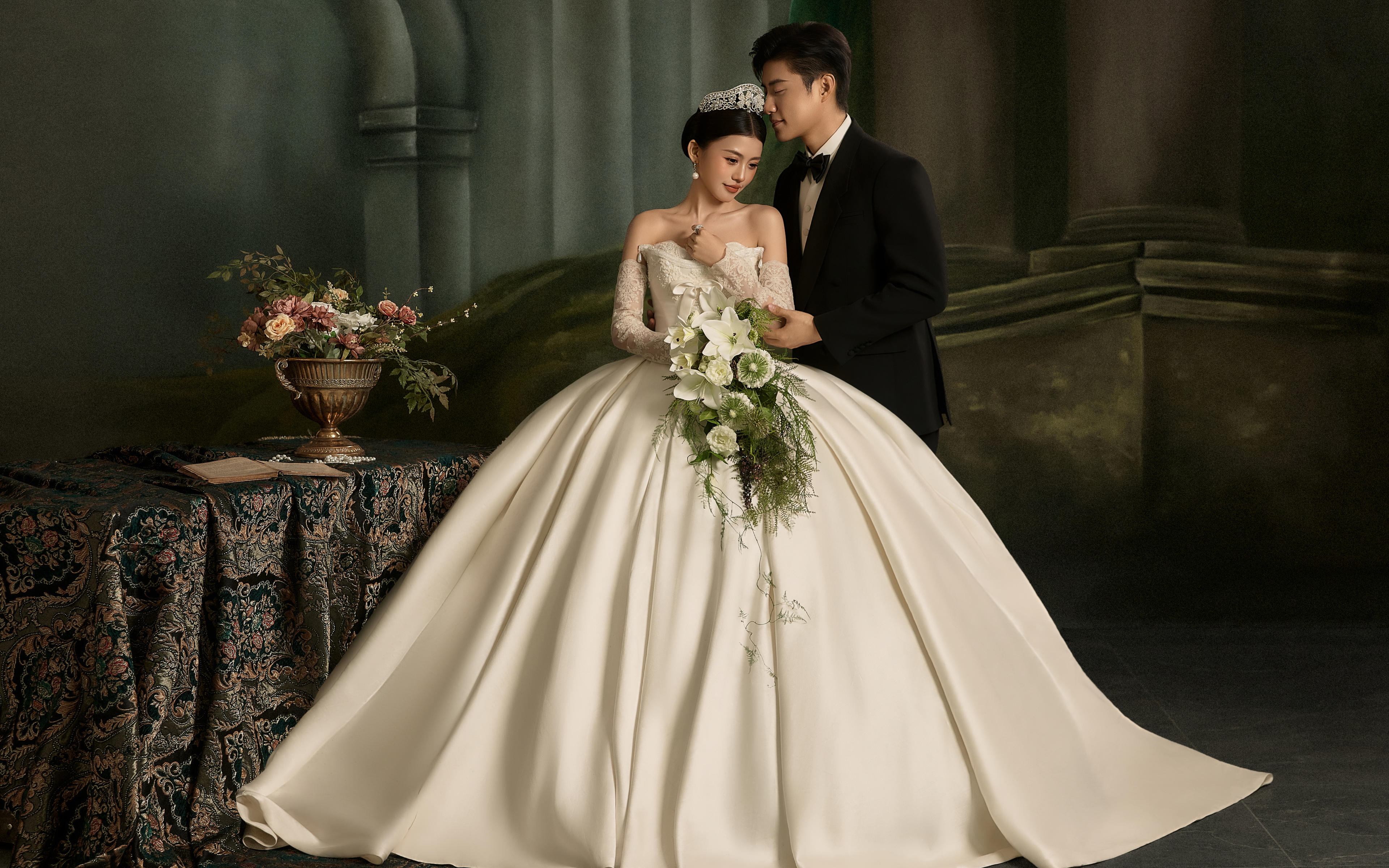 【云棲影像】復刻世界名畫《婚禮簽字》油畫婚紗照