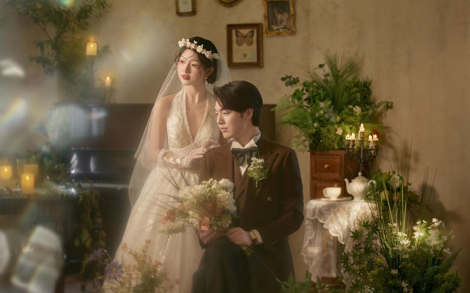 【小众法式】法式复古婚纱照建议姐妹们放心冲