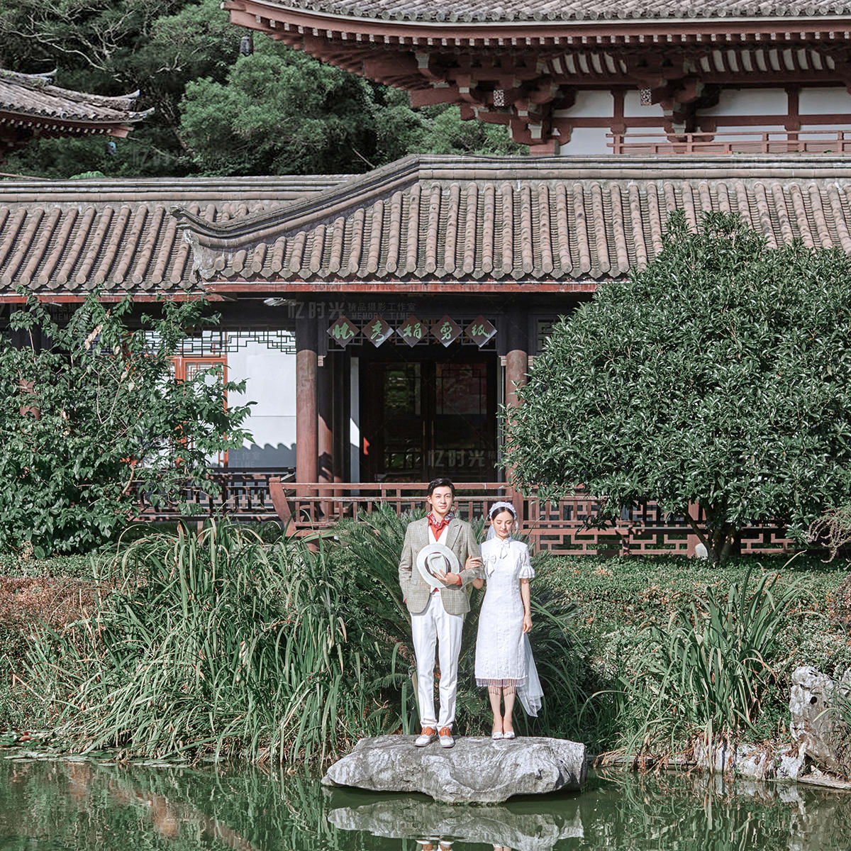 【忆时光】一花一世界、一生爱一人|园林风格婚纱照