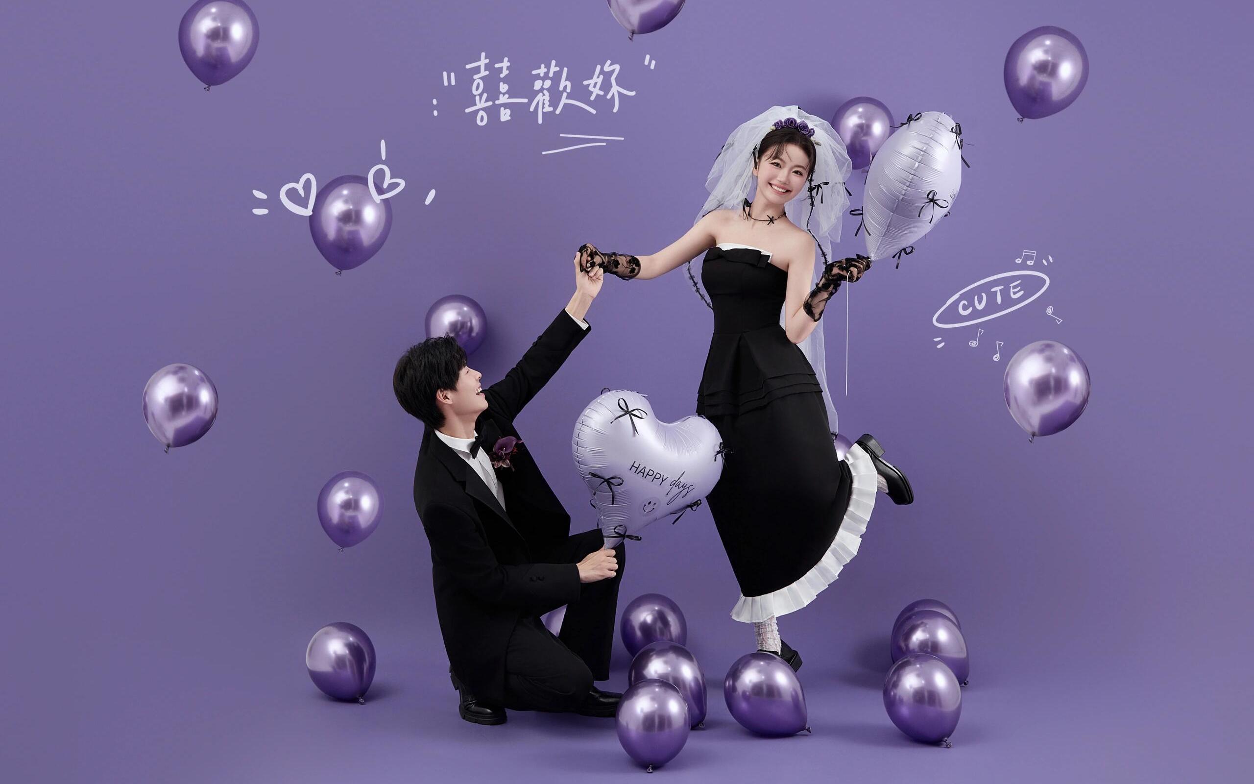 怎么没有人告诉我紫色十黑色这么出片啊！