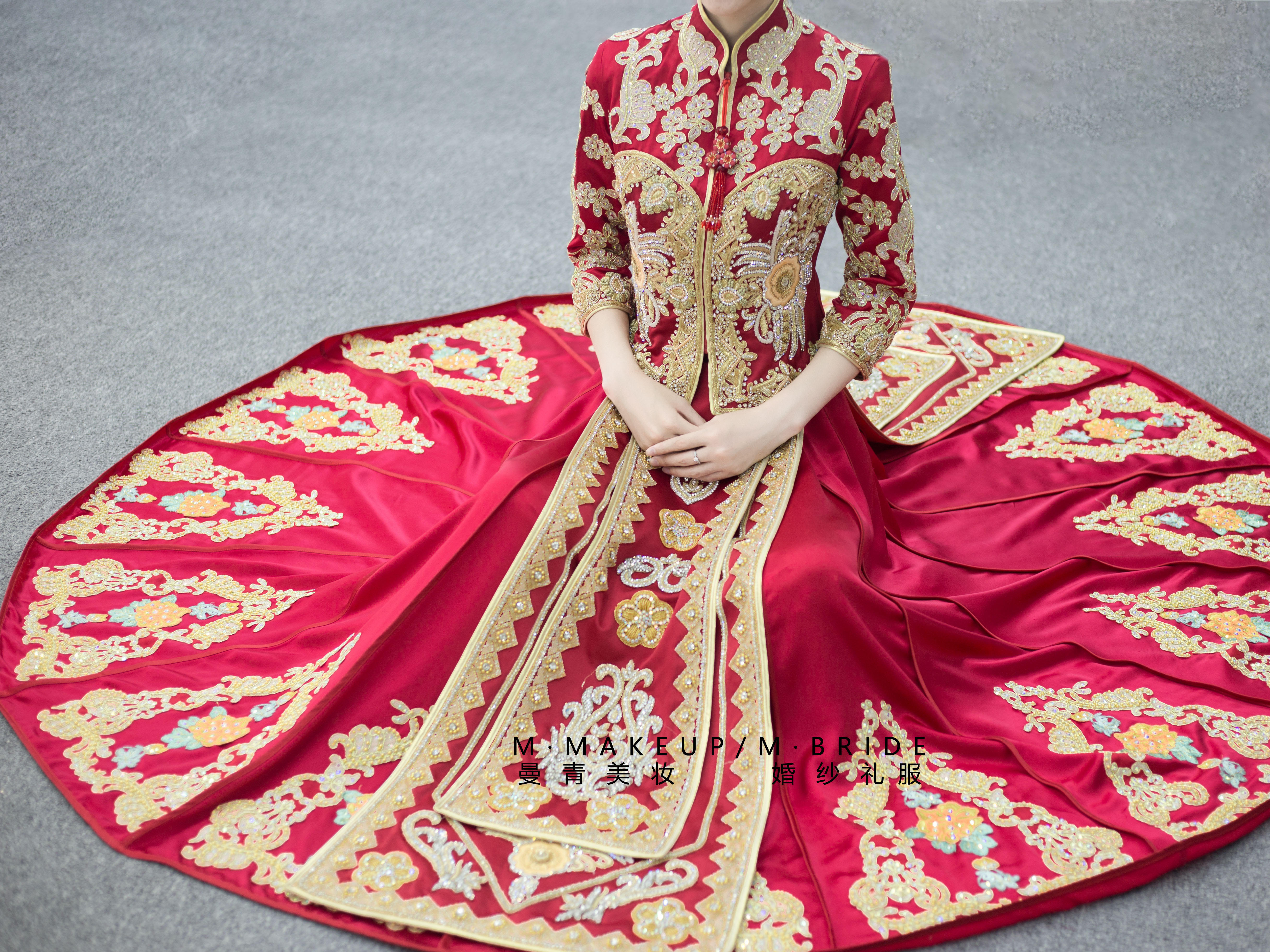 重工系列款秀禾服+婚纱+敬酒服