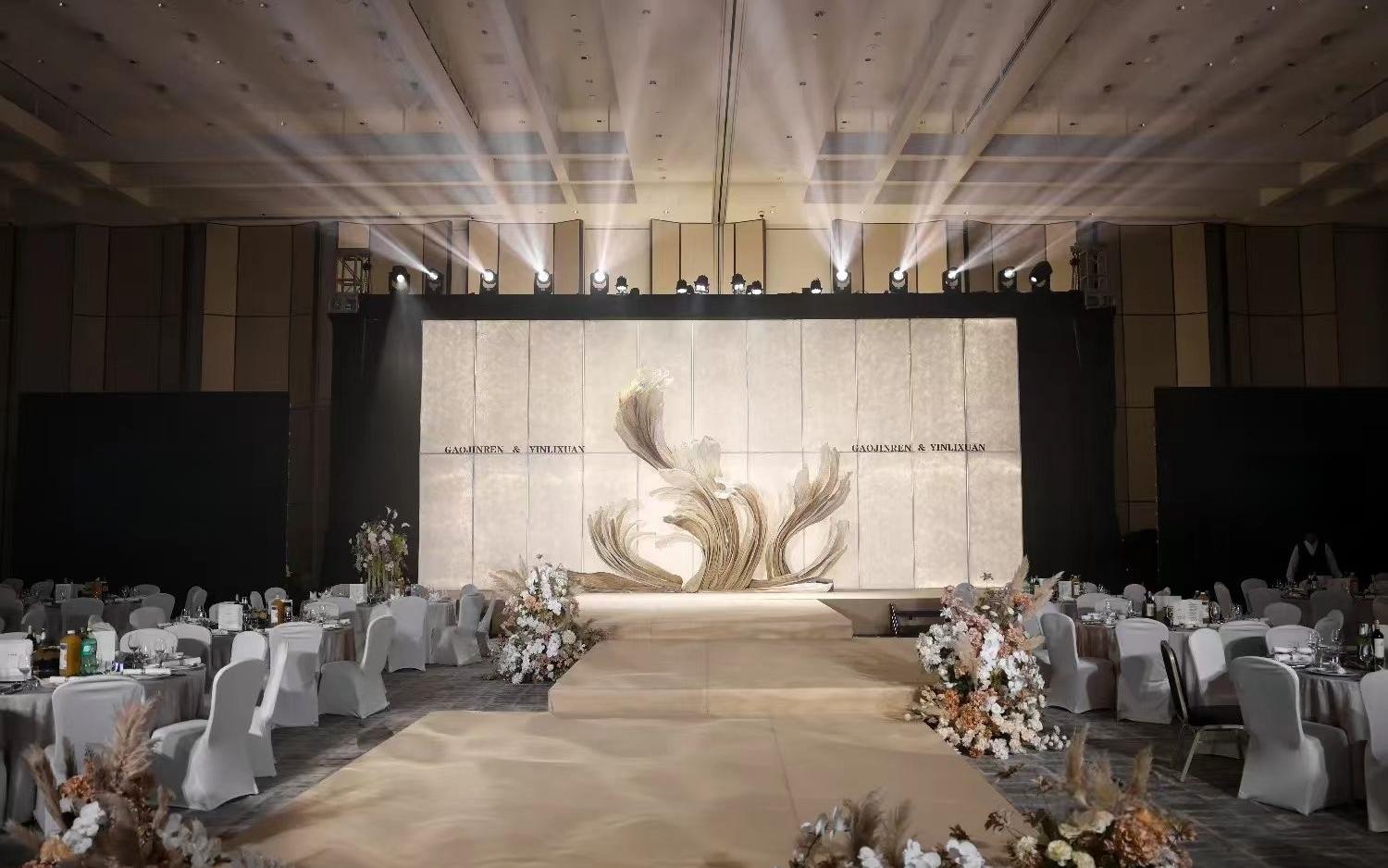 【MY WEDDING】2026香檳金杜邦紙婚禮