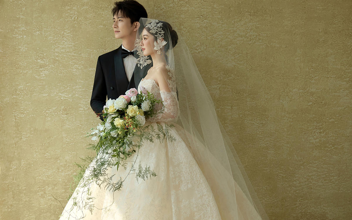 经典韩式内景婚纱照