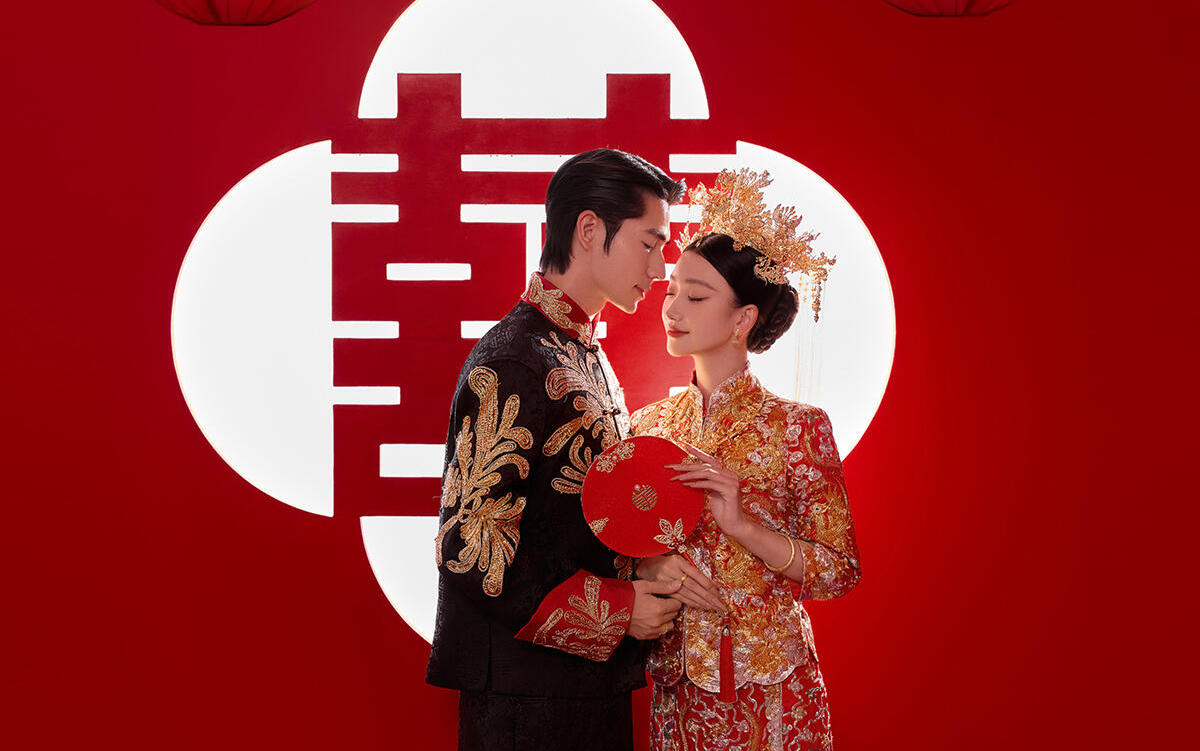 中式喜嫁风婚纱照真的太绝了~❤