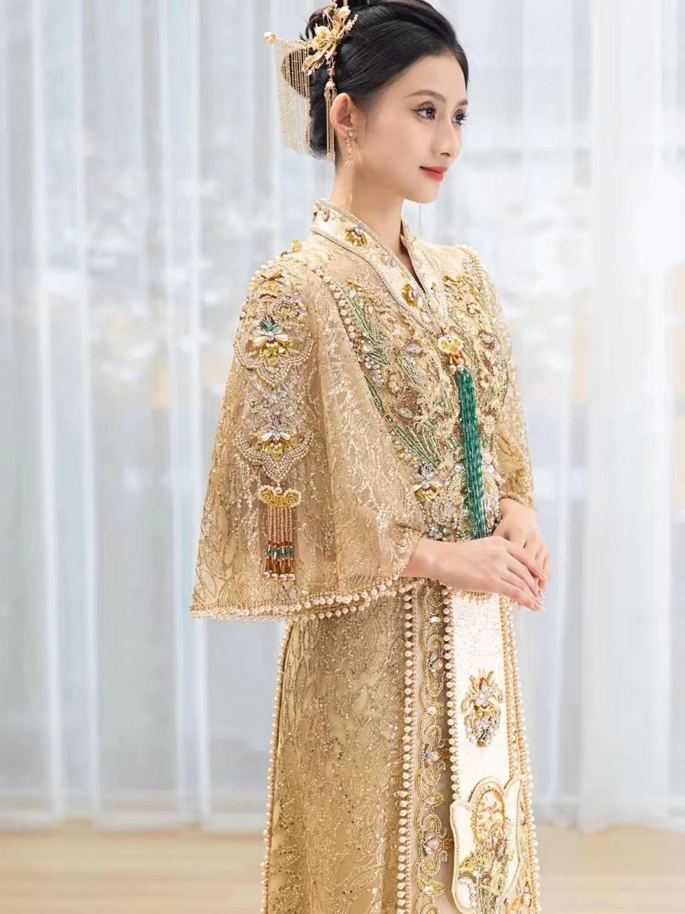 秀禾主纱敬酒服等