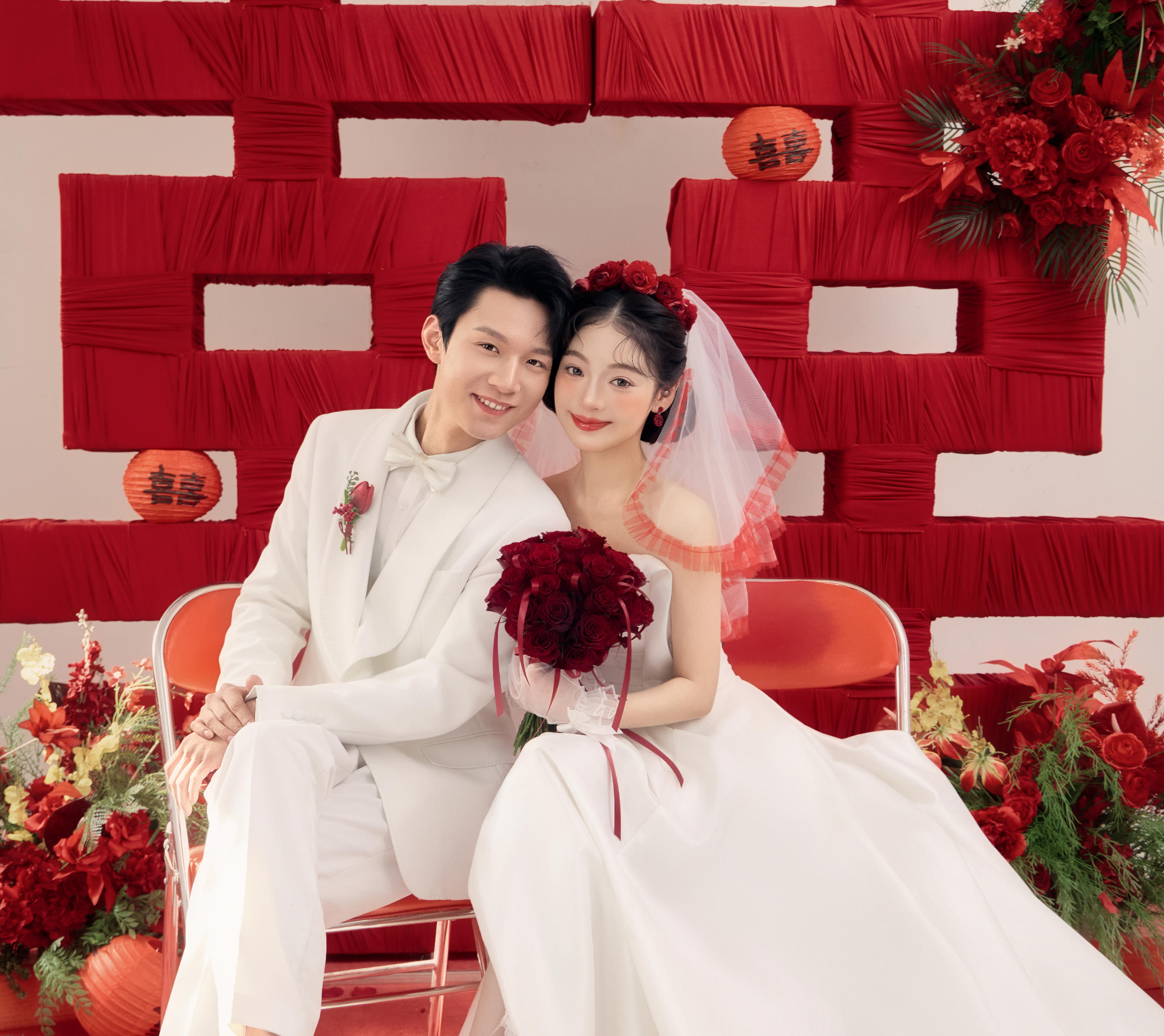 一眼心動(dòng)??拍到了滿分甜蜜的喜嫁婚紗照