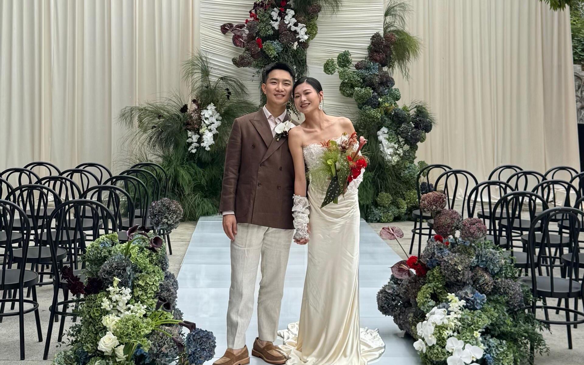 白綠色 小眾極簡布置