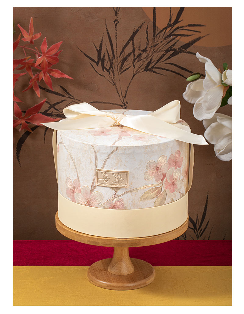 鎏金喜乐圆盒系列 伴手礼女伴娘结婚送宾客回礼实用新婚回礼