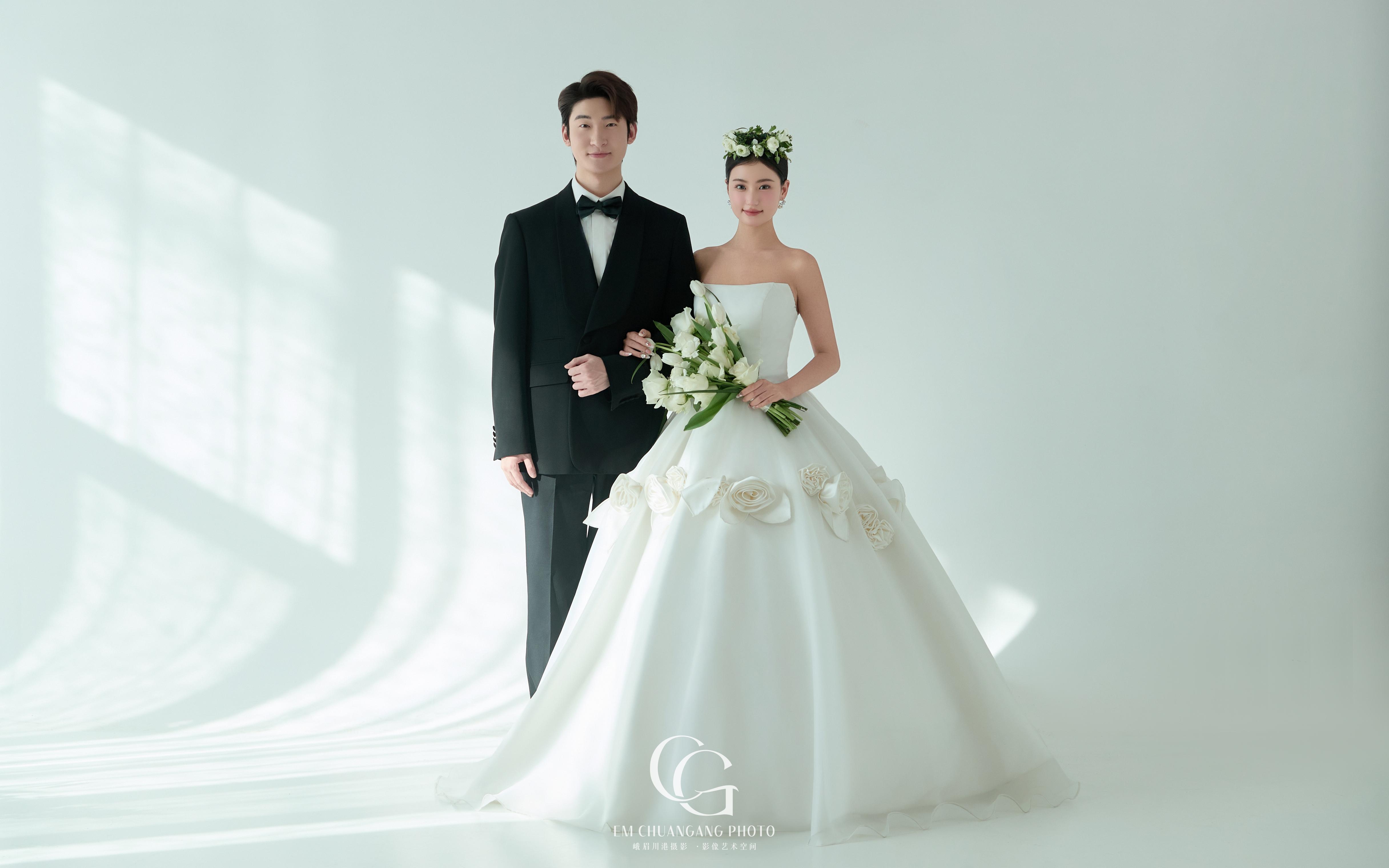 被问爆的韩系婚纱照
