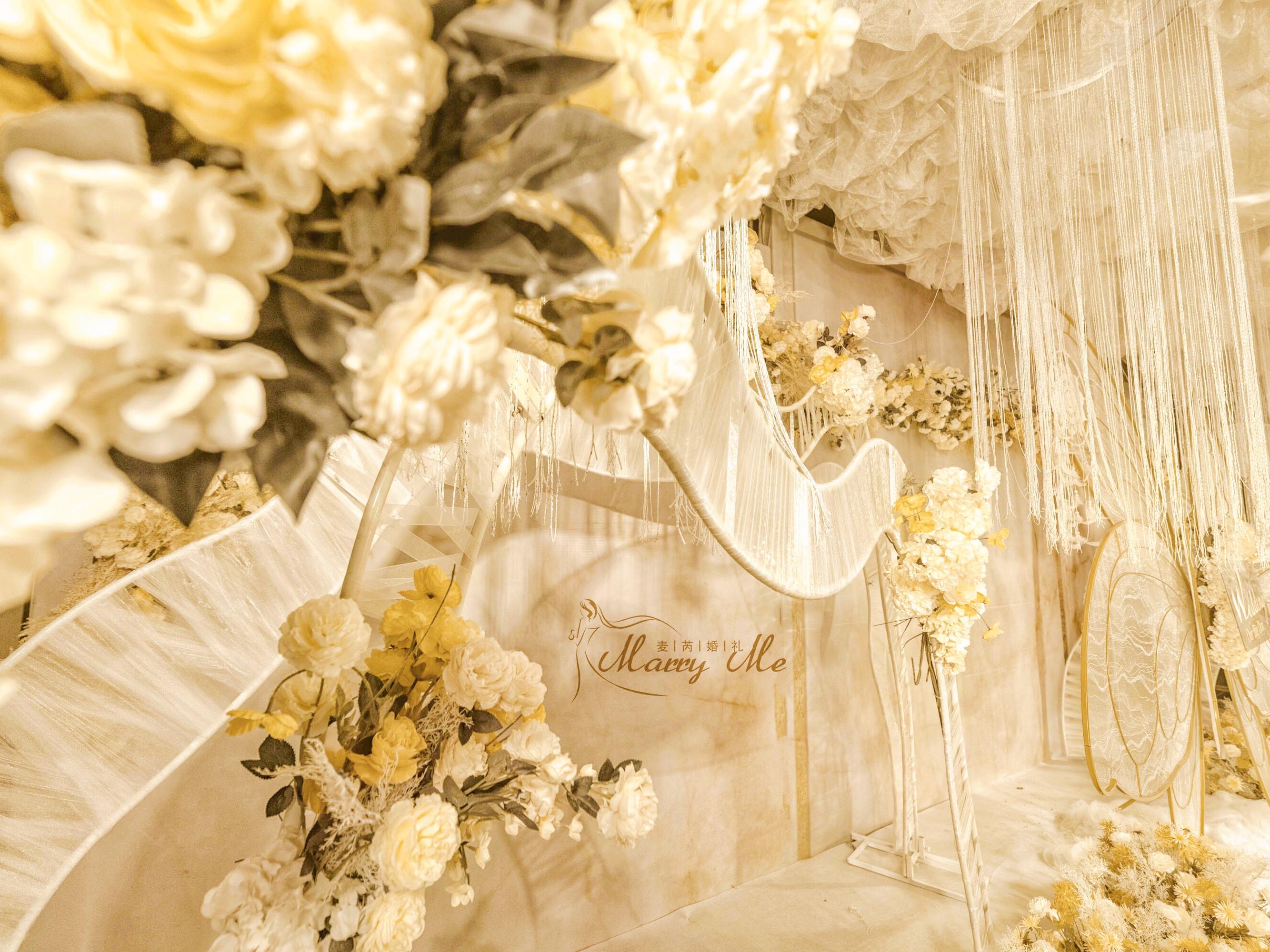 【麦芮婚礼】香槟色蝴蝶婚礼