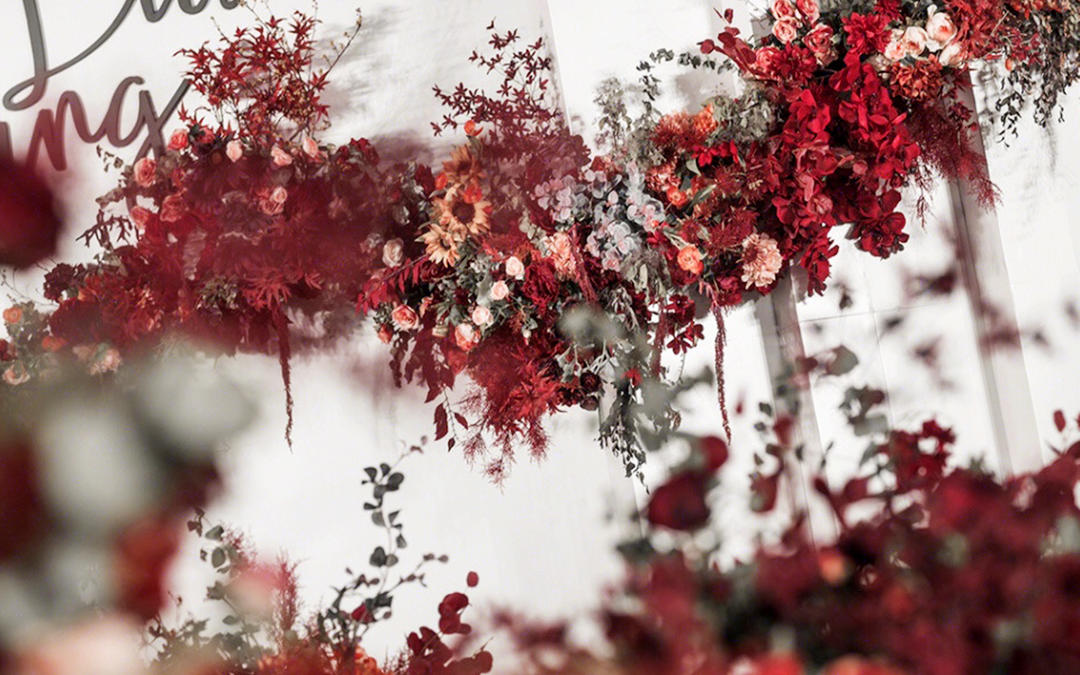 简约小预算红色系 | 婚礼策划