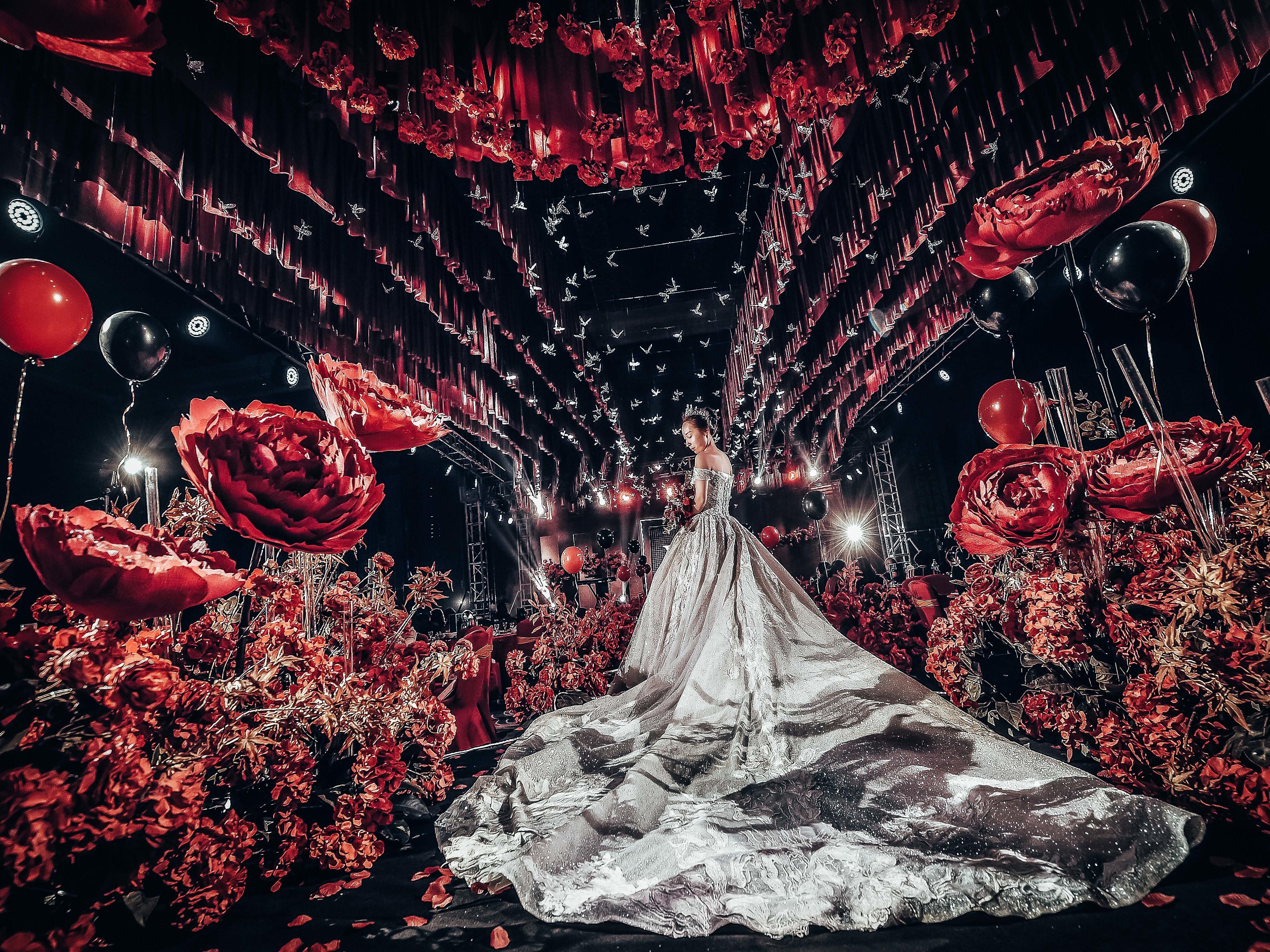 【高端婚礼】【红黑色系】轻奢与质感并存的高级配色