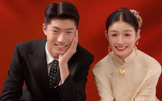 期待已久的新中式喜嫁婚纱照出炉啦！