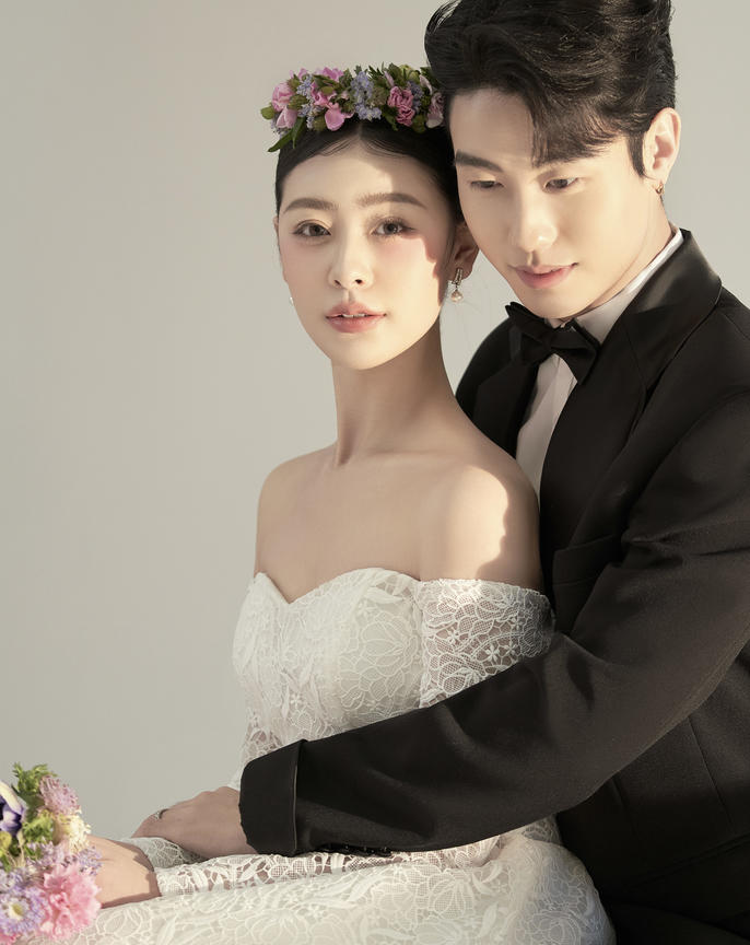 美丽动人的韩系婚纱照