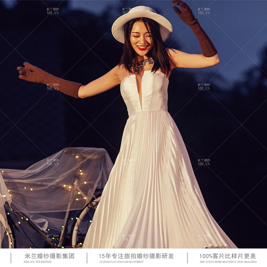 【米兰婚纱】流星下的夜太美
