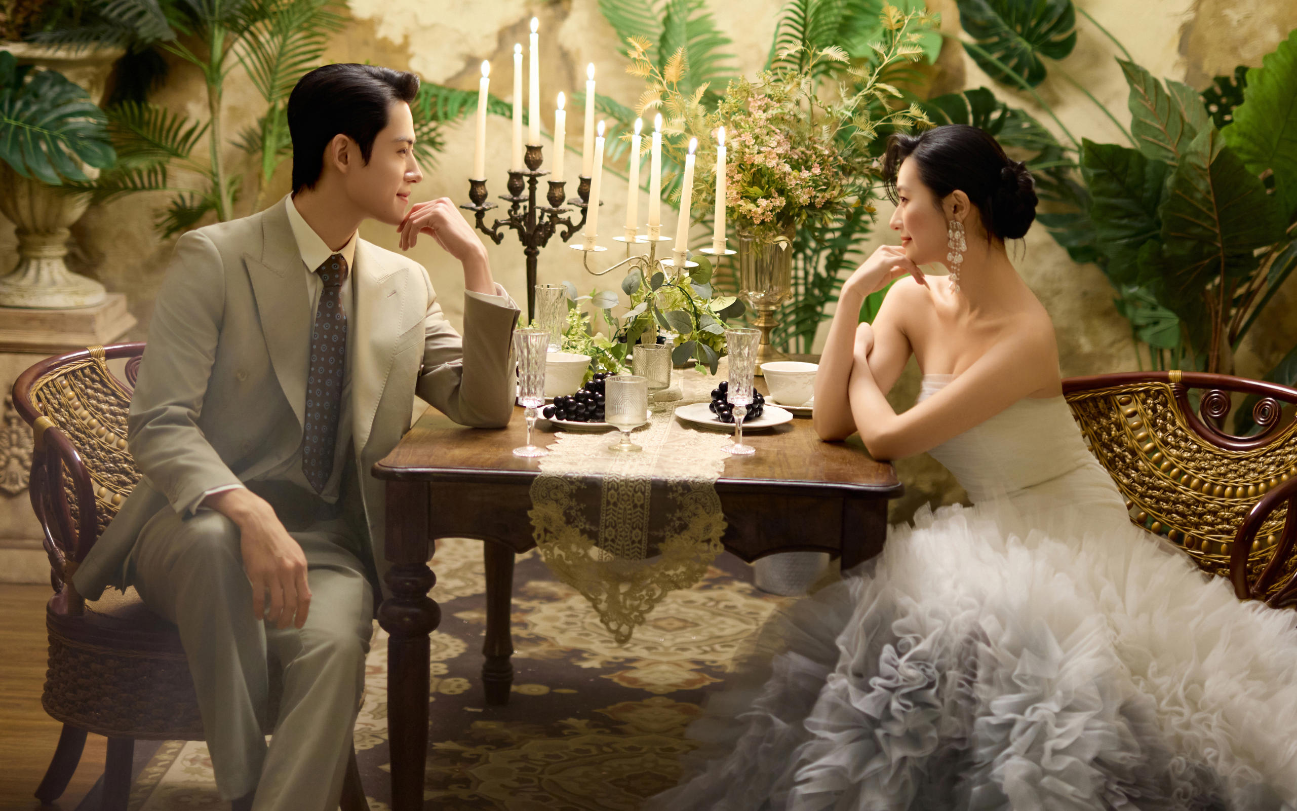 在泰安拍到了《盖茨比》同款复古婚纱照