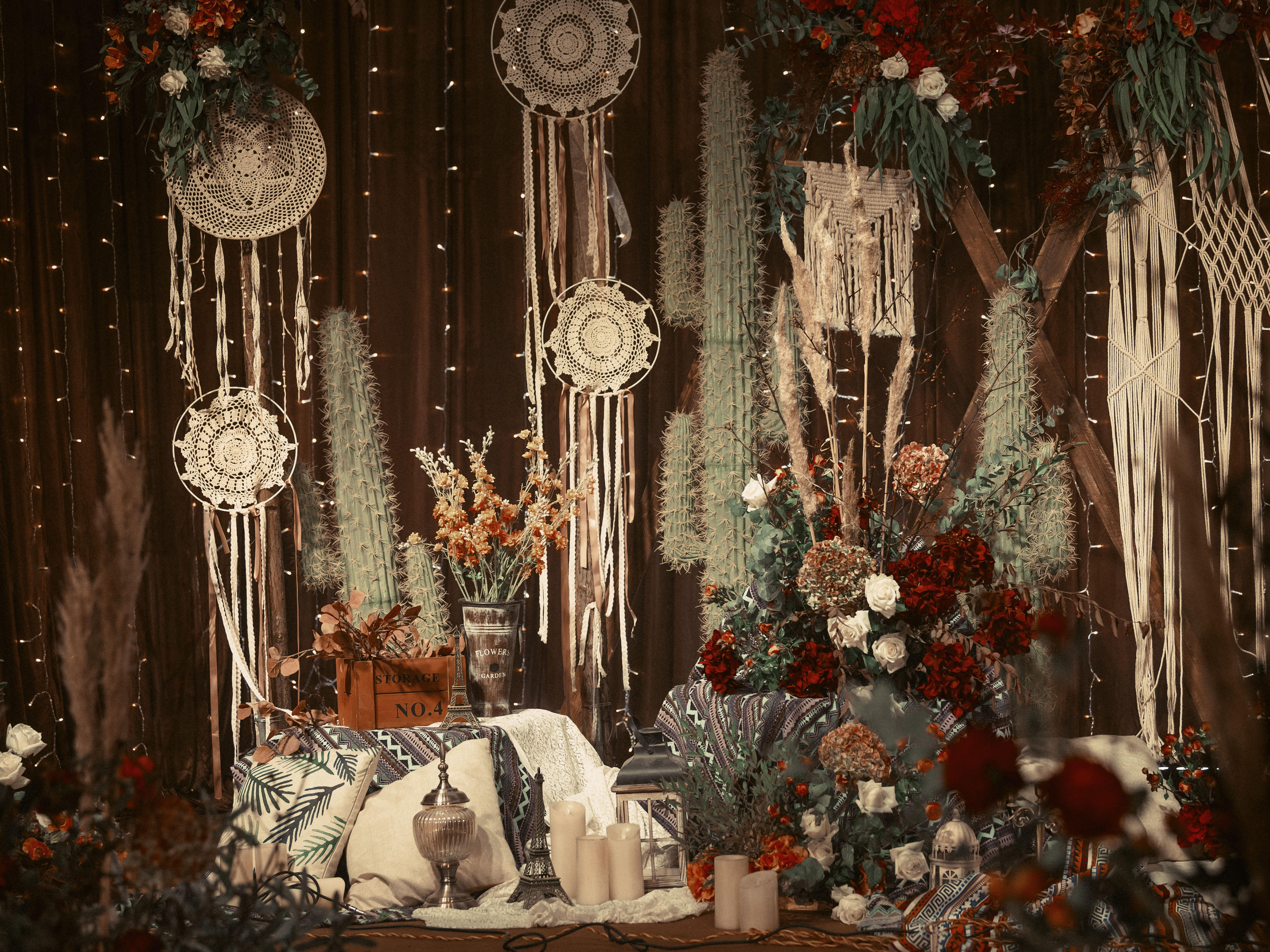 【常州花海阁主题婚礼会馆】波西米亚复古风