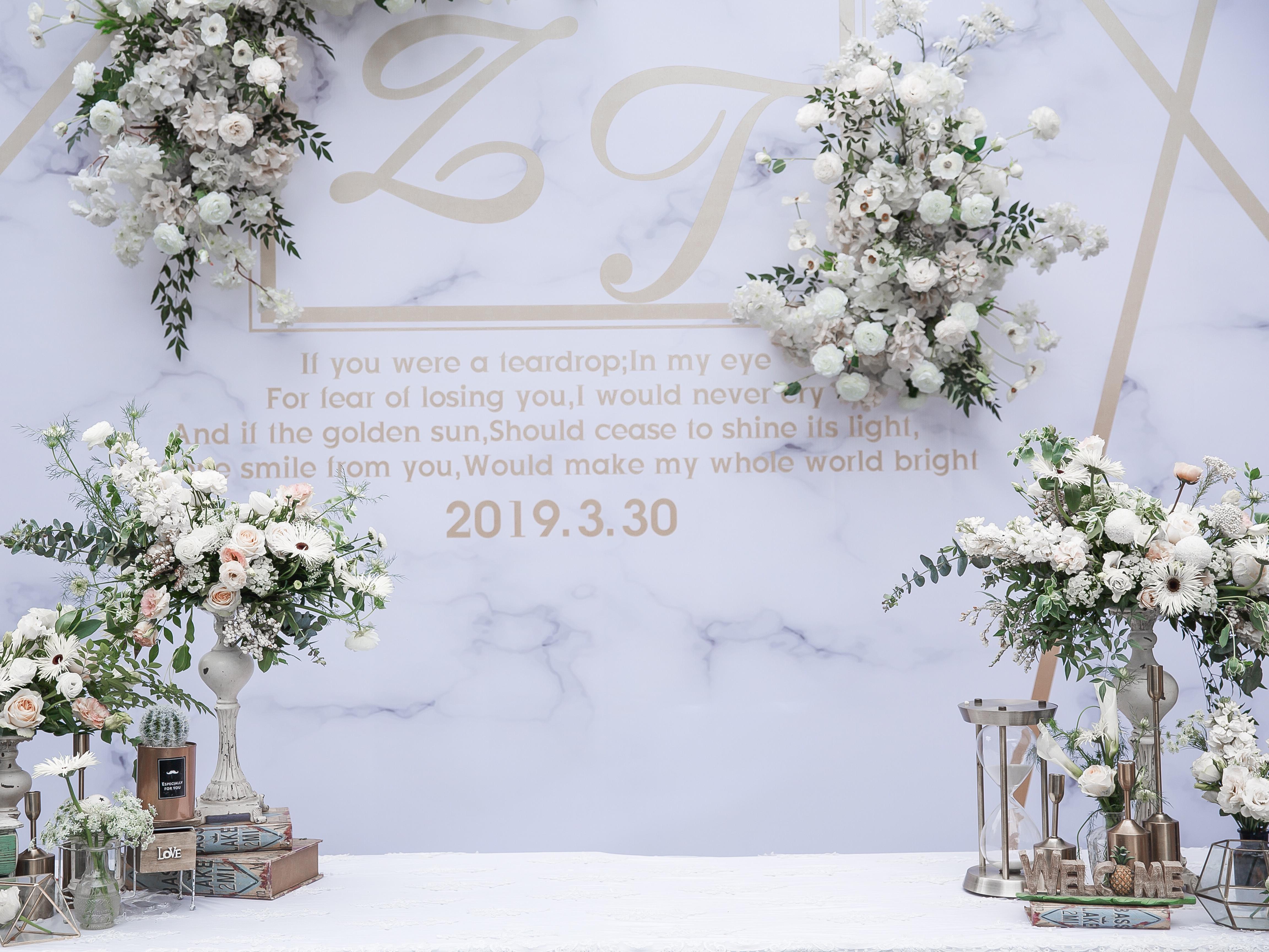 【觅境婚礼】韩式白色简约婚礼——呼吸