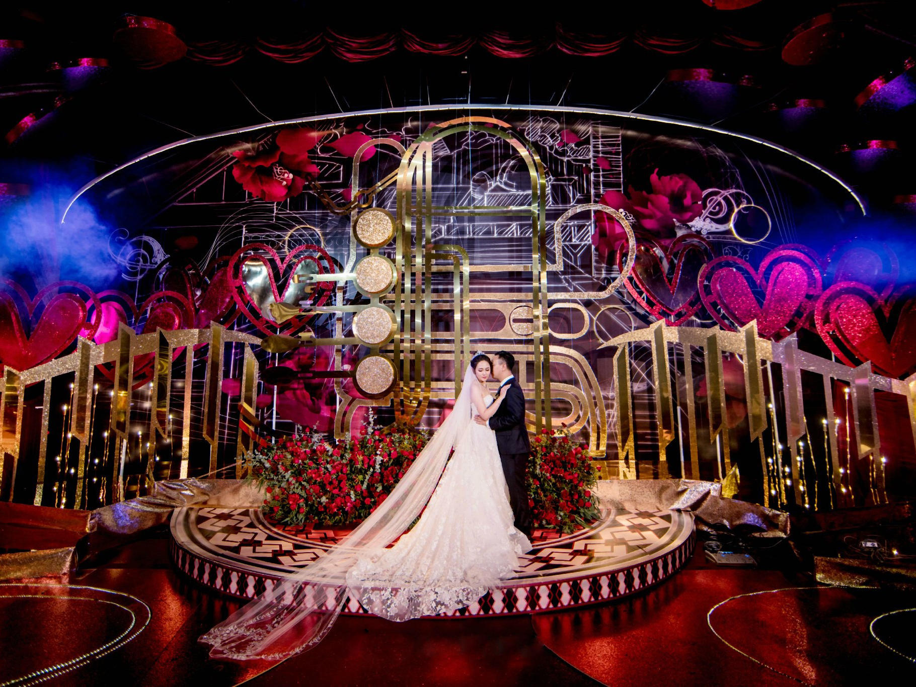 【幸福工厂】--抹红的艺术摇滚音乐主题婚礼