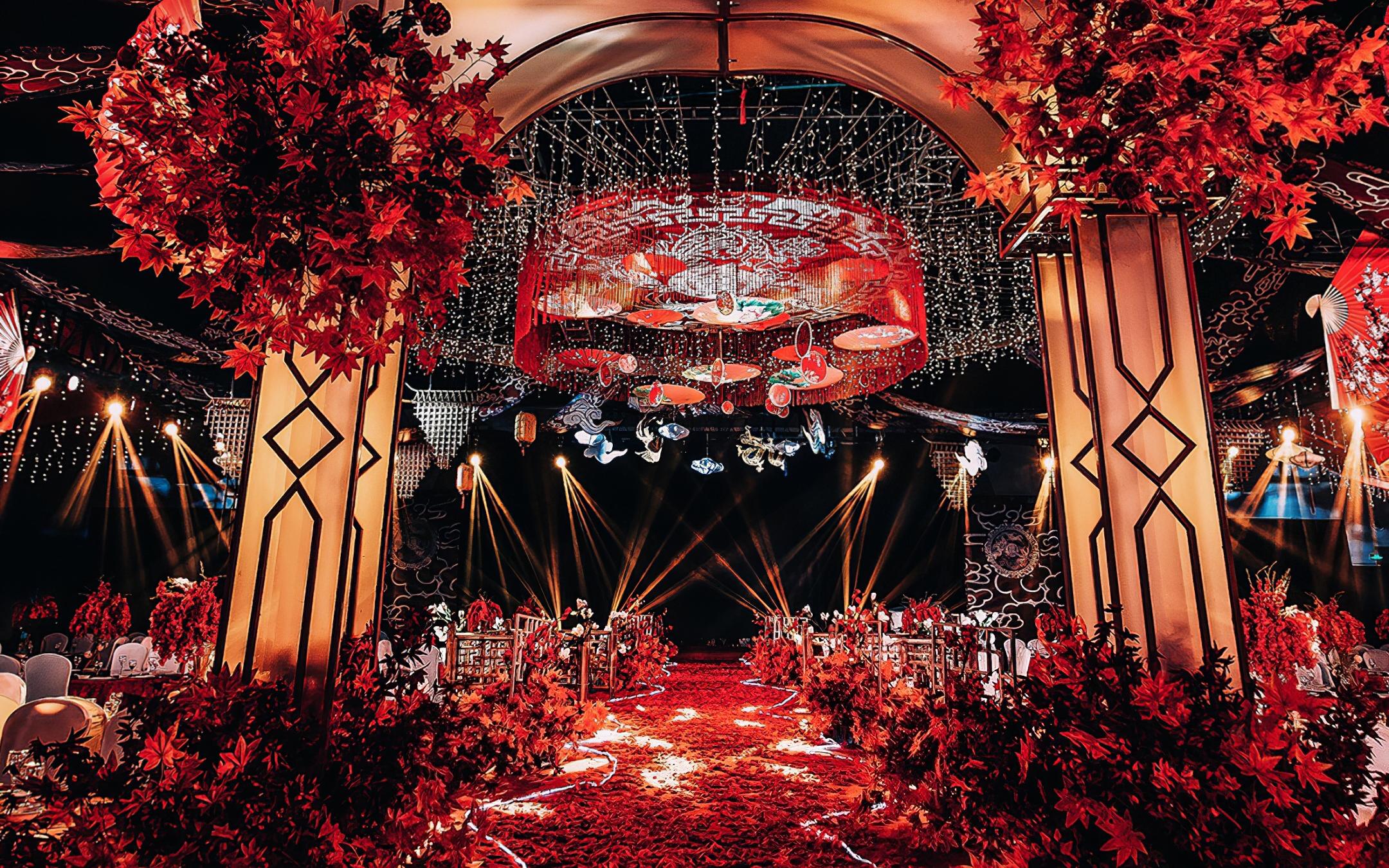 【艾特婚礼】新中式婚礼“锦瑟华年”大红色红色