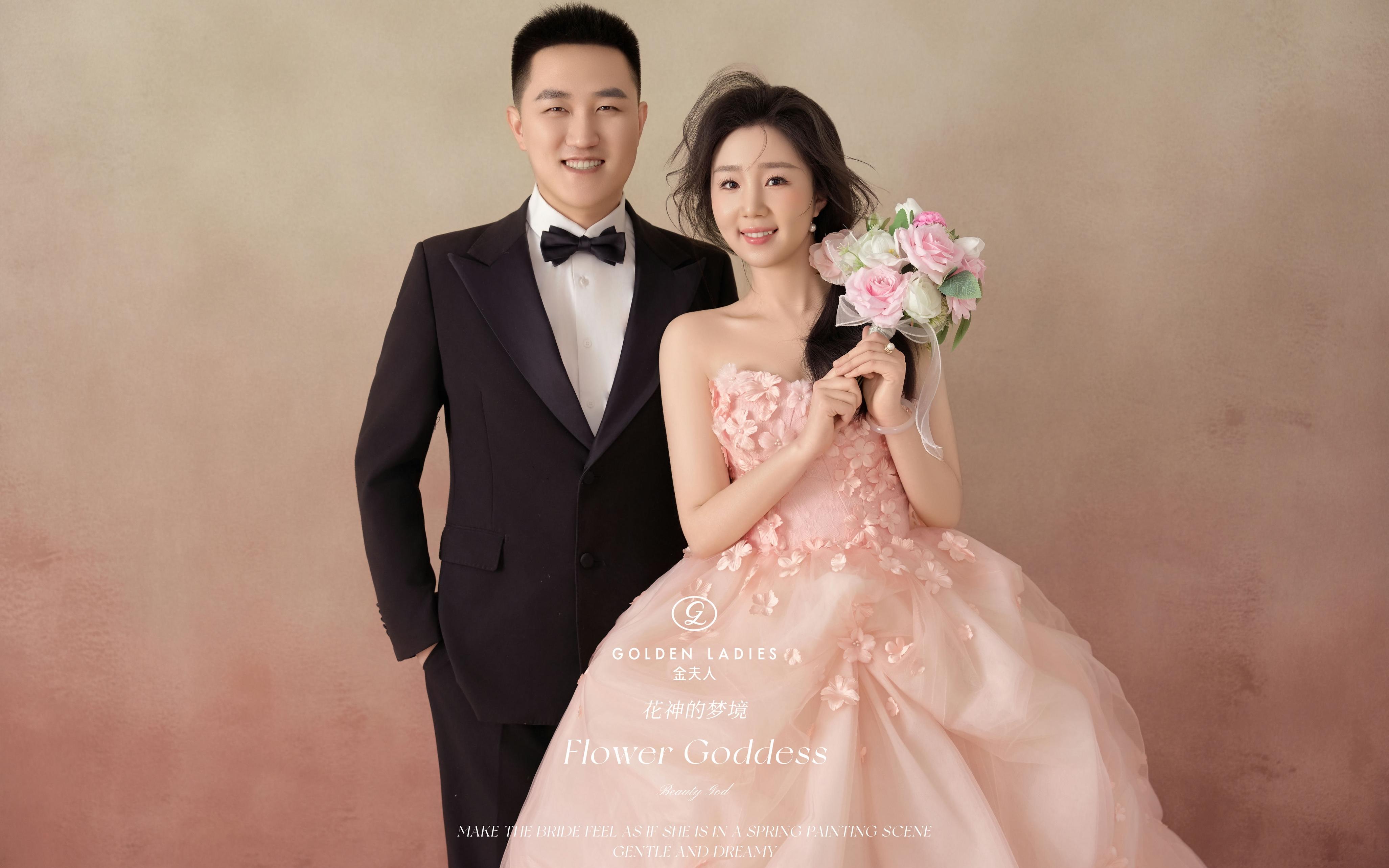 是谁的少女心动了💓分享我的室内粉纱婚纱照