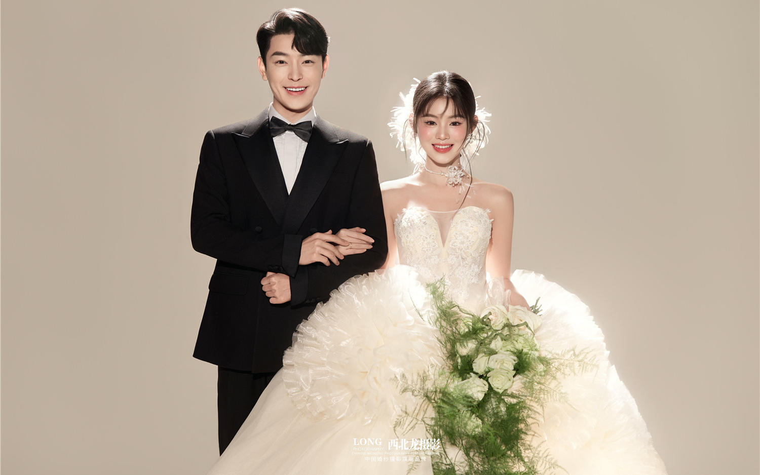 被父母夸爆的人间富贵花婚纱照🌟