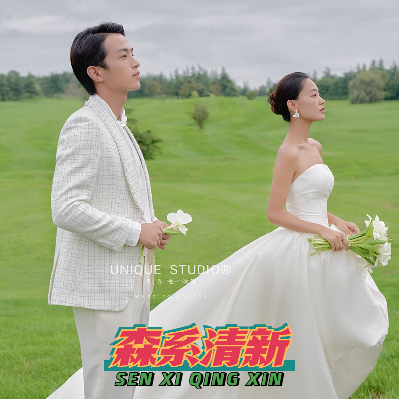 #青岛旅拍婚纱照# 高尔夫~