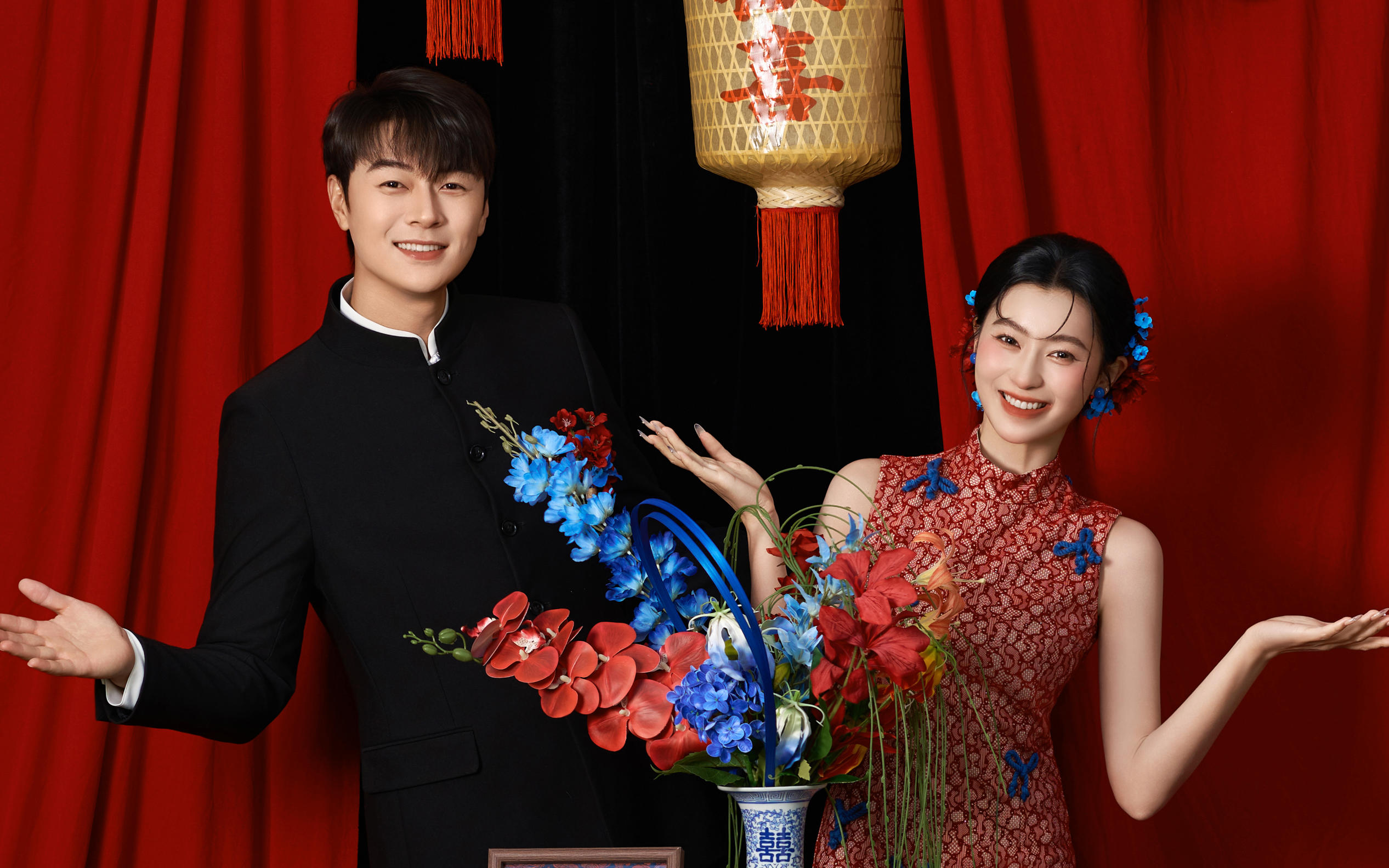 新中式旗袍喜嫁婚纱照