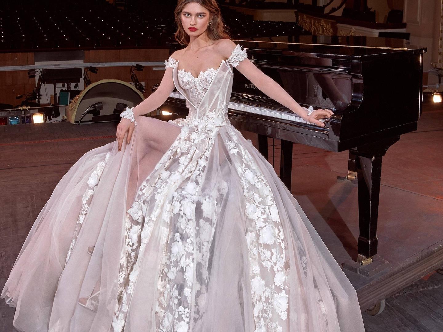 设计师品牌三件套超值品牌主纱 +出门纱+明星礼服