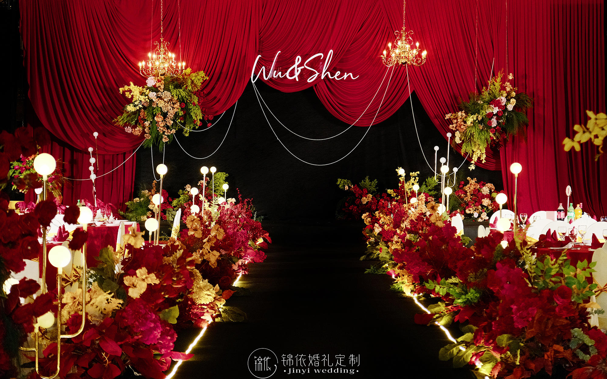 【錦依婚禮】紅黑色劇院風(fēng)婚禮