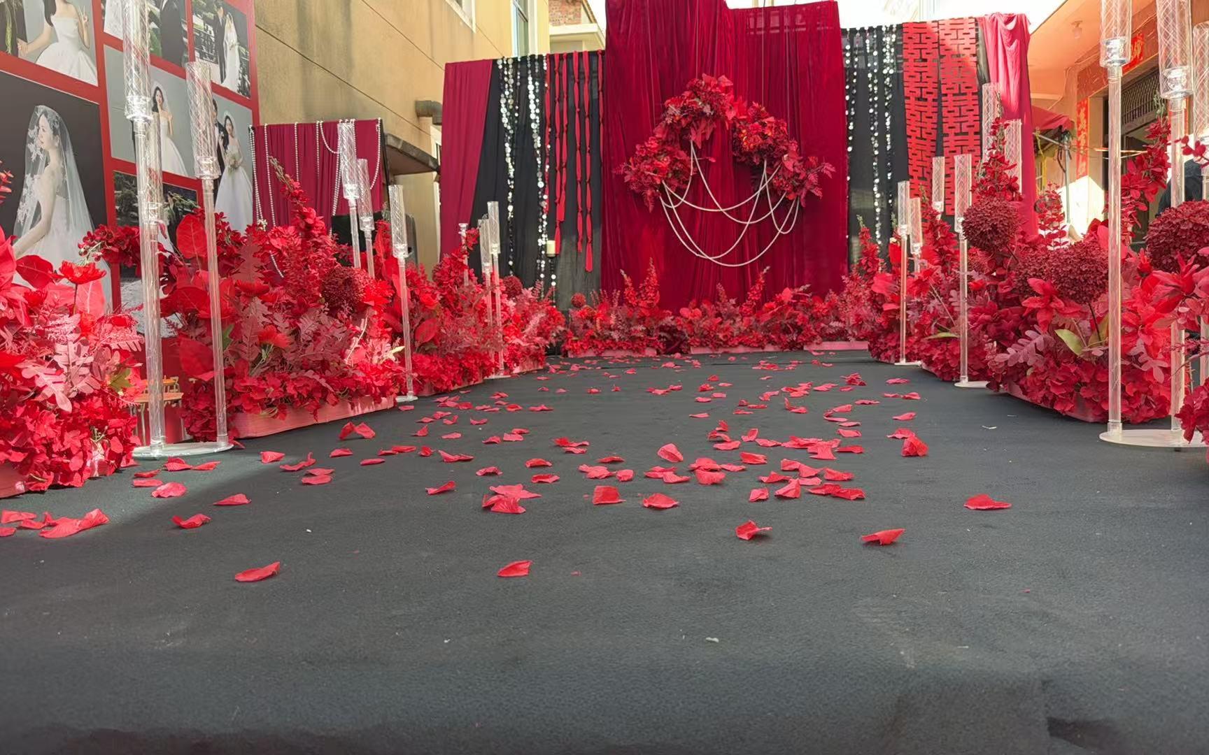 10.3南昌蔣巷家門口紅色系婚禮
