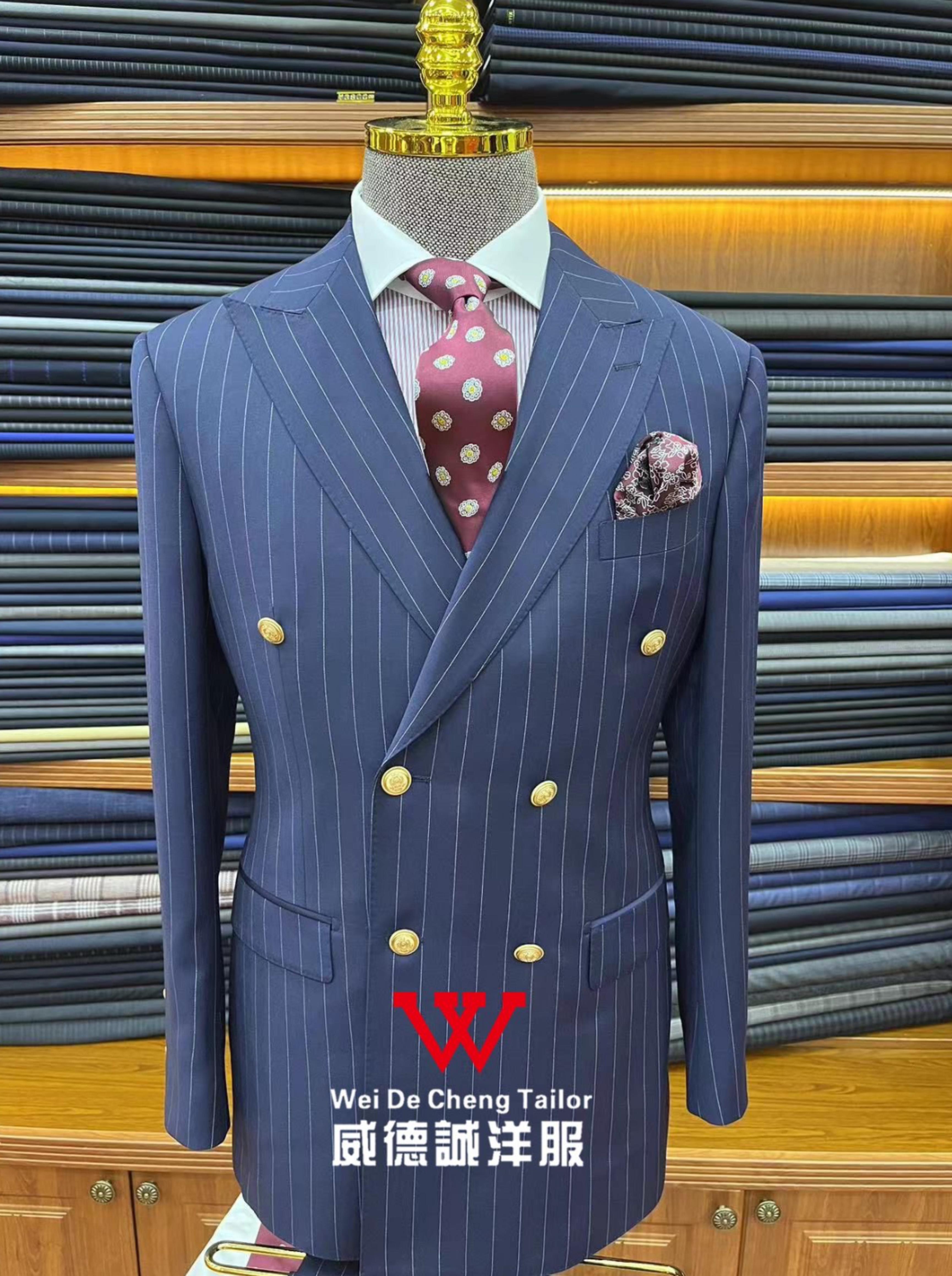 韩式竖条纹西服系列