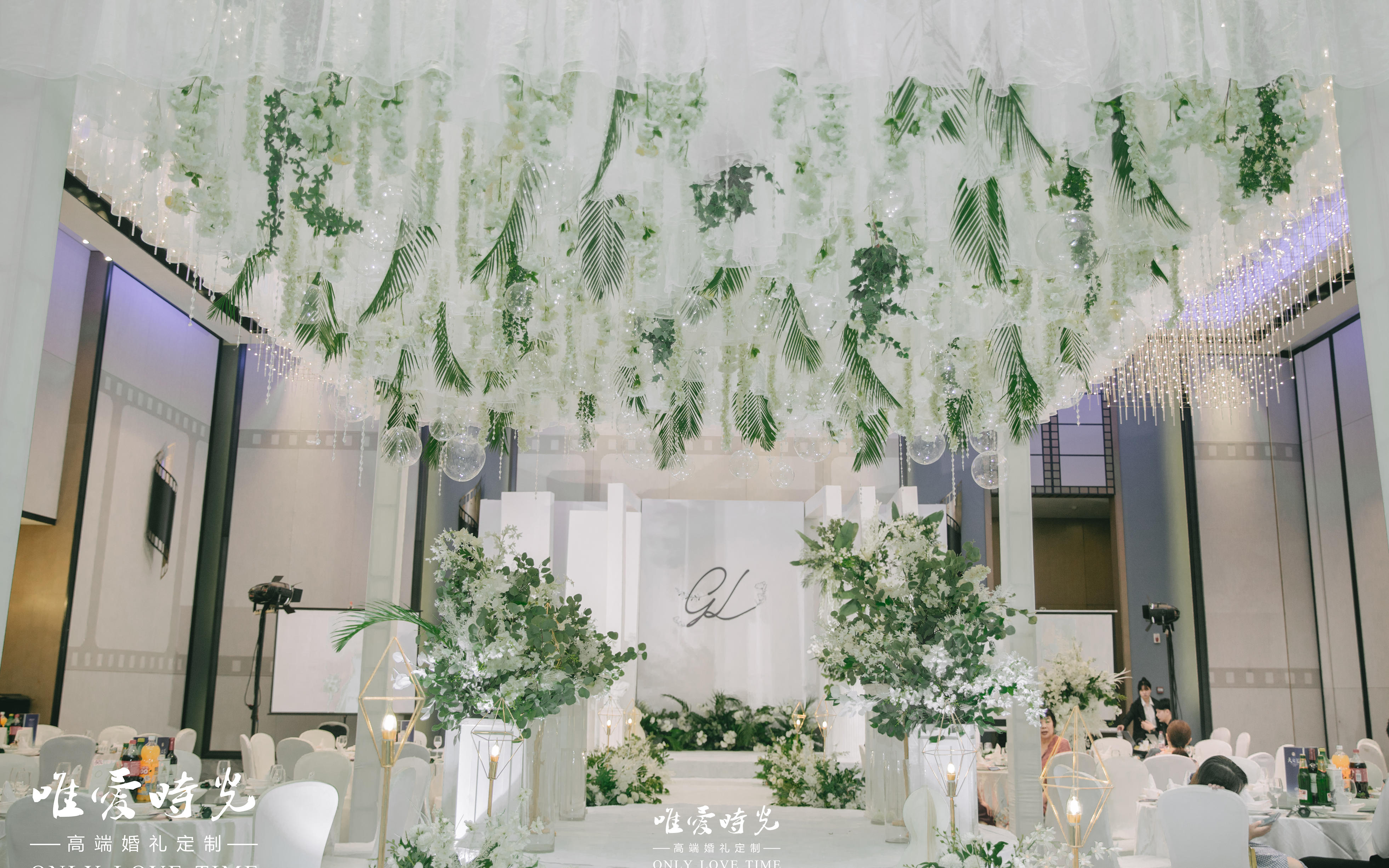 【唯爱时光】白绿色极简韩式婚礼