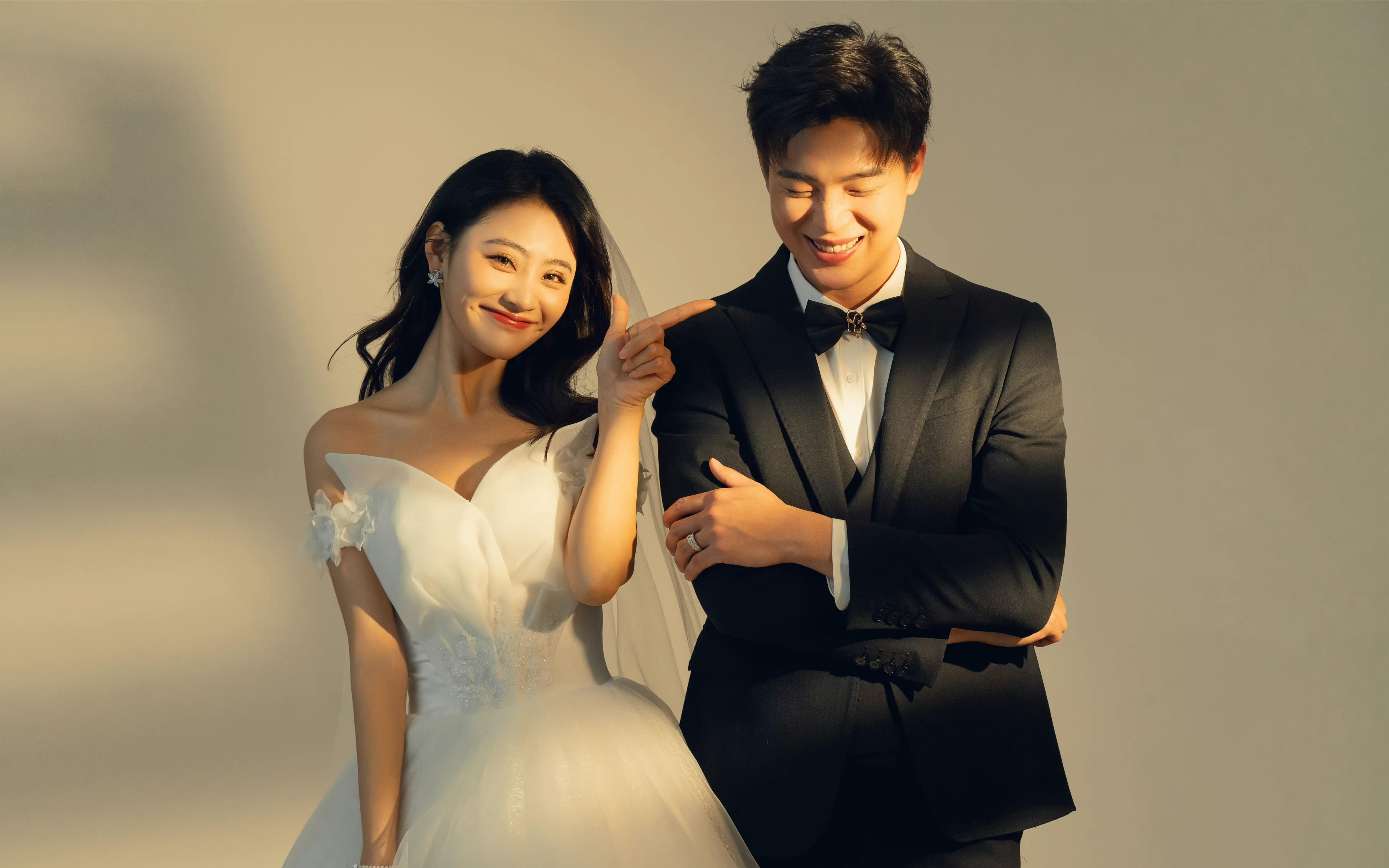 拍到了理想中的韩式光影婚纱照