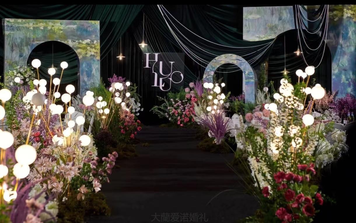 白绿小香风—兰州婚礼大蘭爱诺婚礼