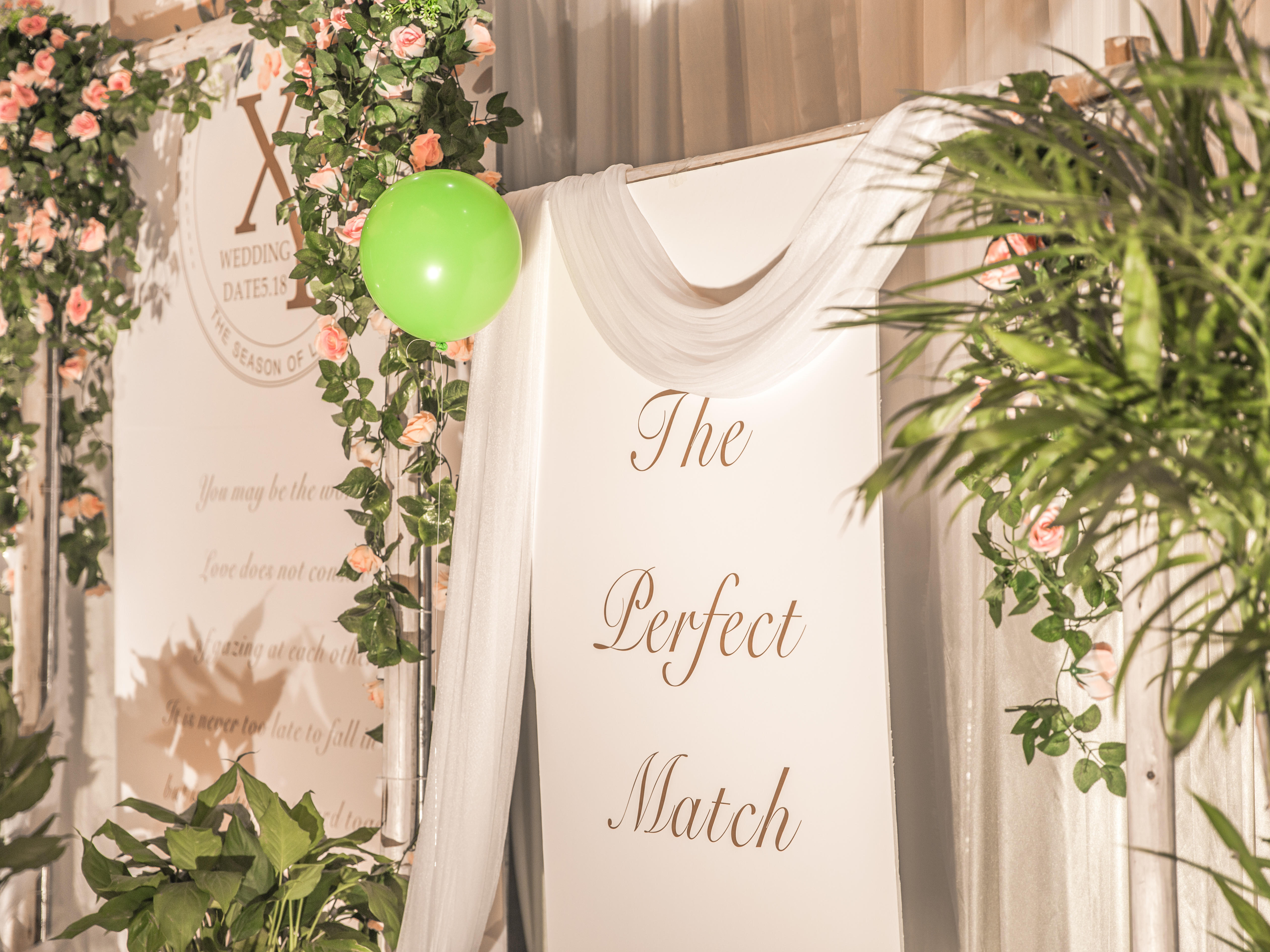 【花嫁伊人主题婚礼】——香槟色花海