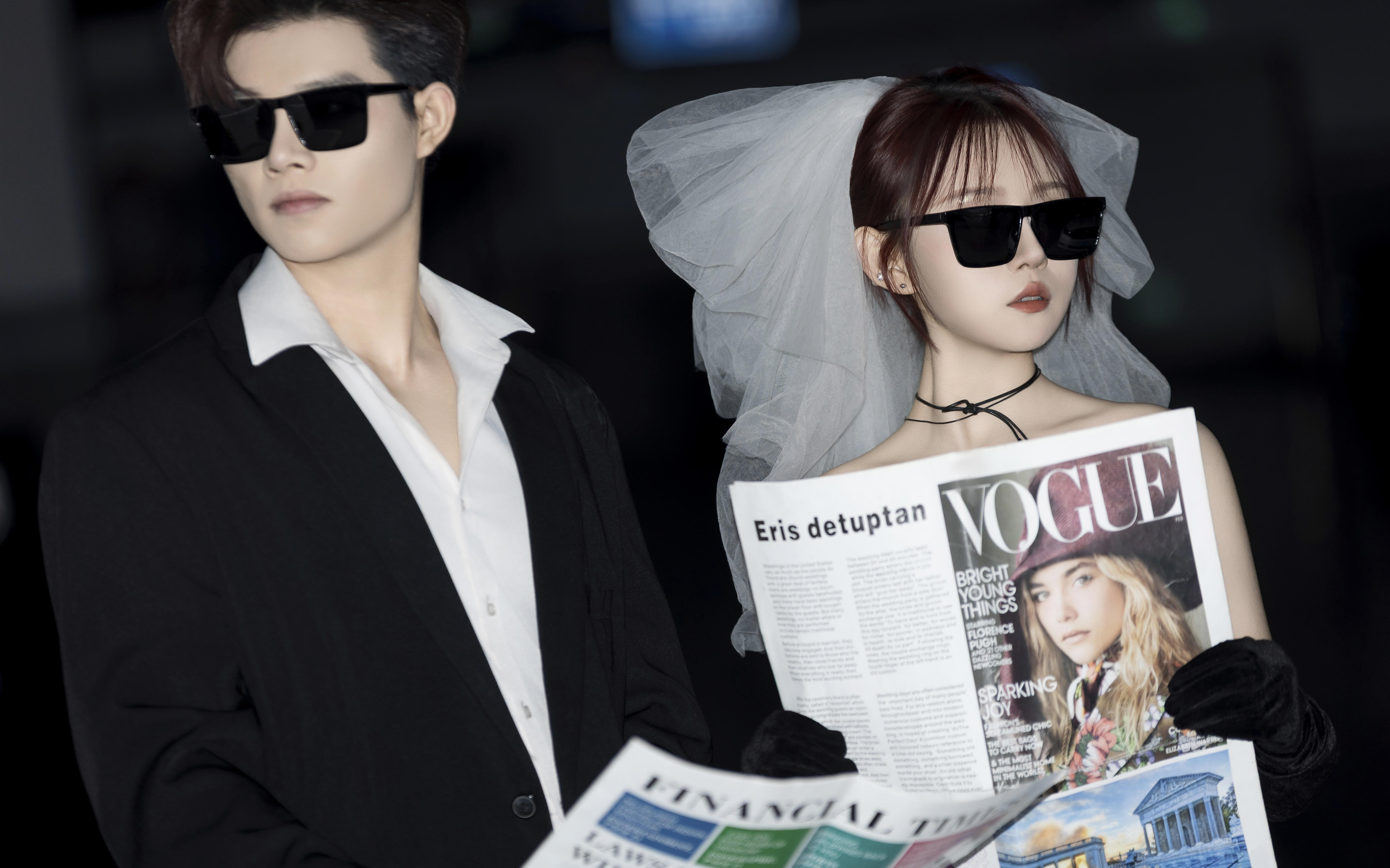 维纳斯酷飒情侣写真客片