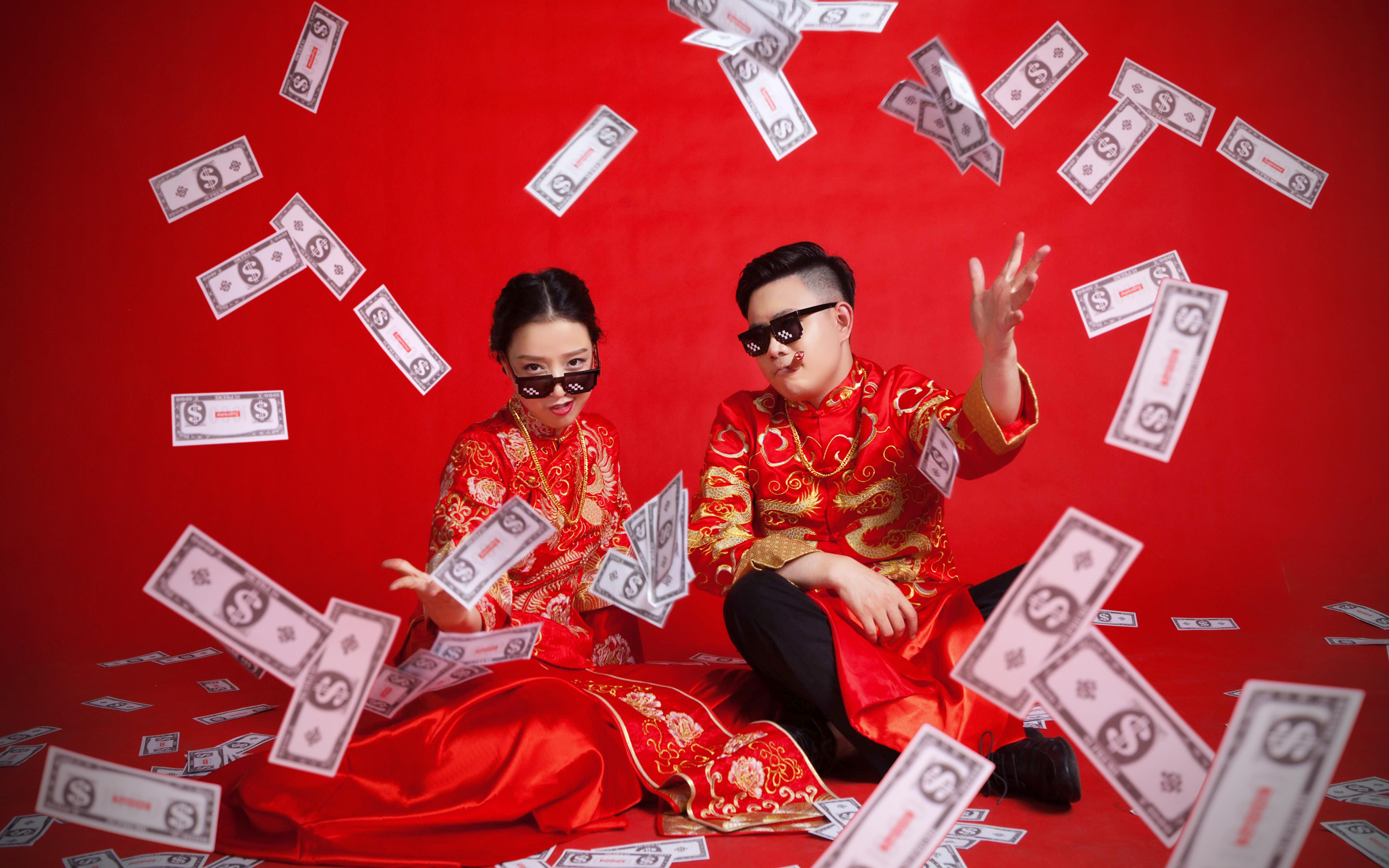 【T-van概念摄影】婚纱照/大观园/赠送底片