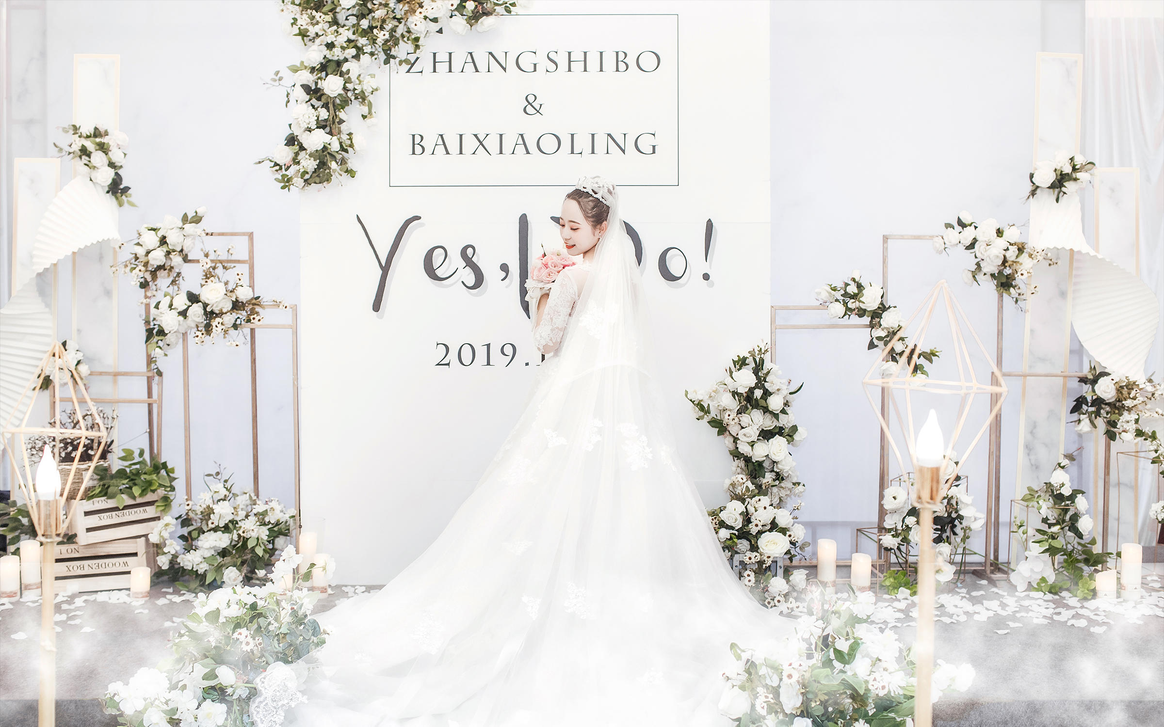 千寻婚礼——《温暖》香槟梦幻城堡限时赠送花艺套餐