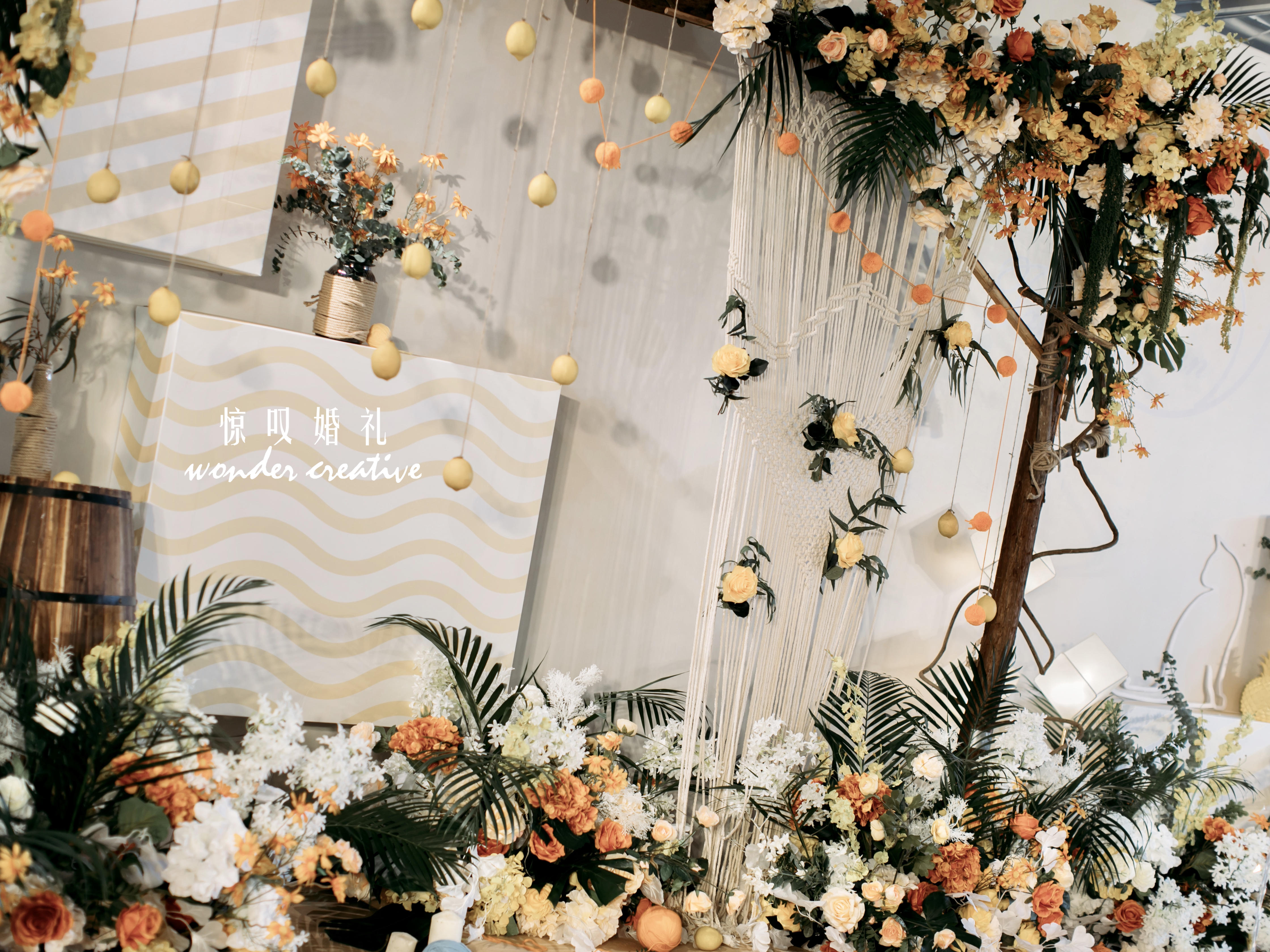 【惊叹婚礼】自然小清新柠檬黄可爱少女婚礼