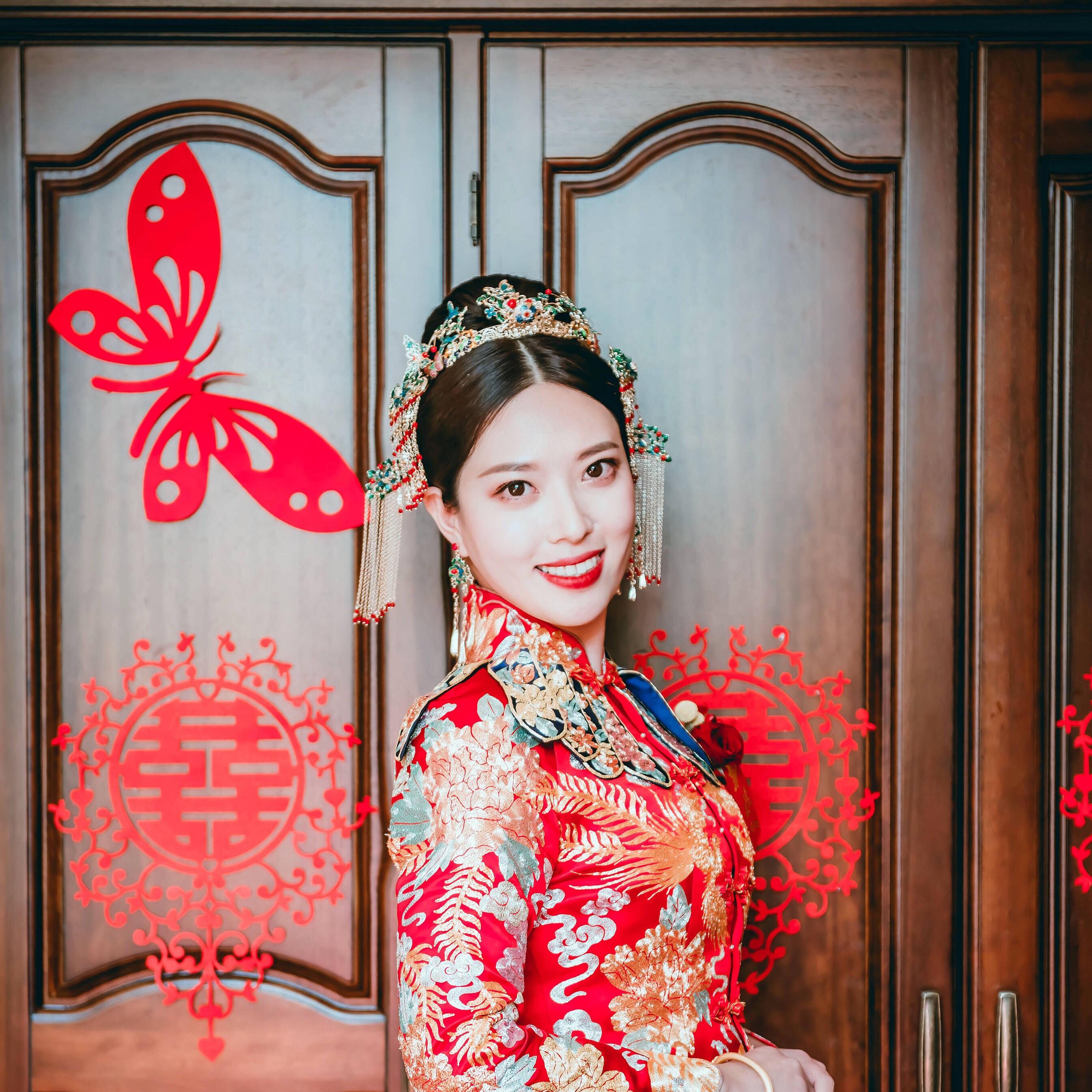 中国新娘系列--眉眼如黛，一席红妆