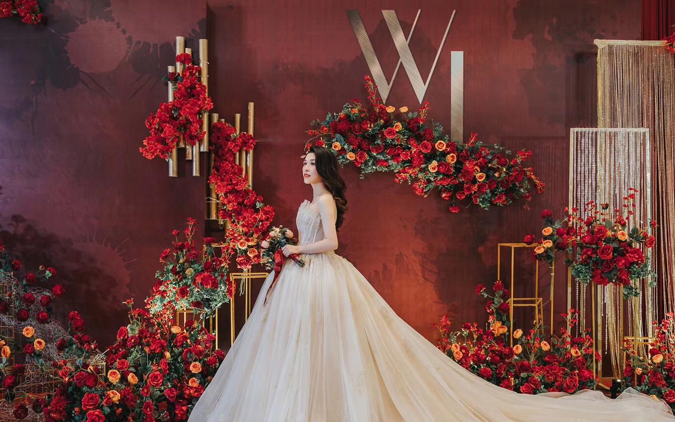 红色系--时尚简约主题婚礼