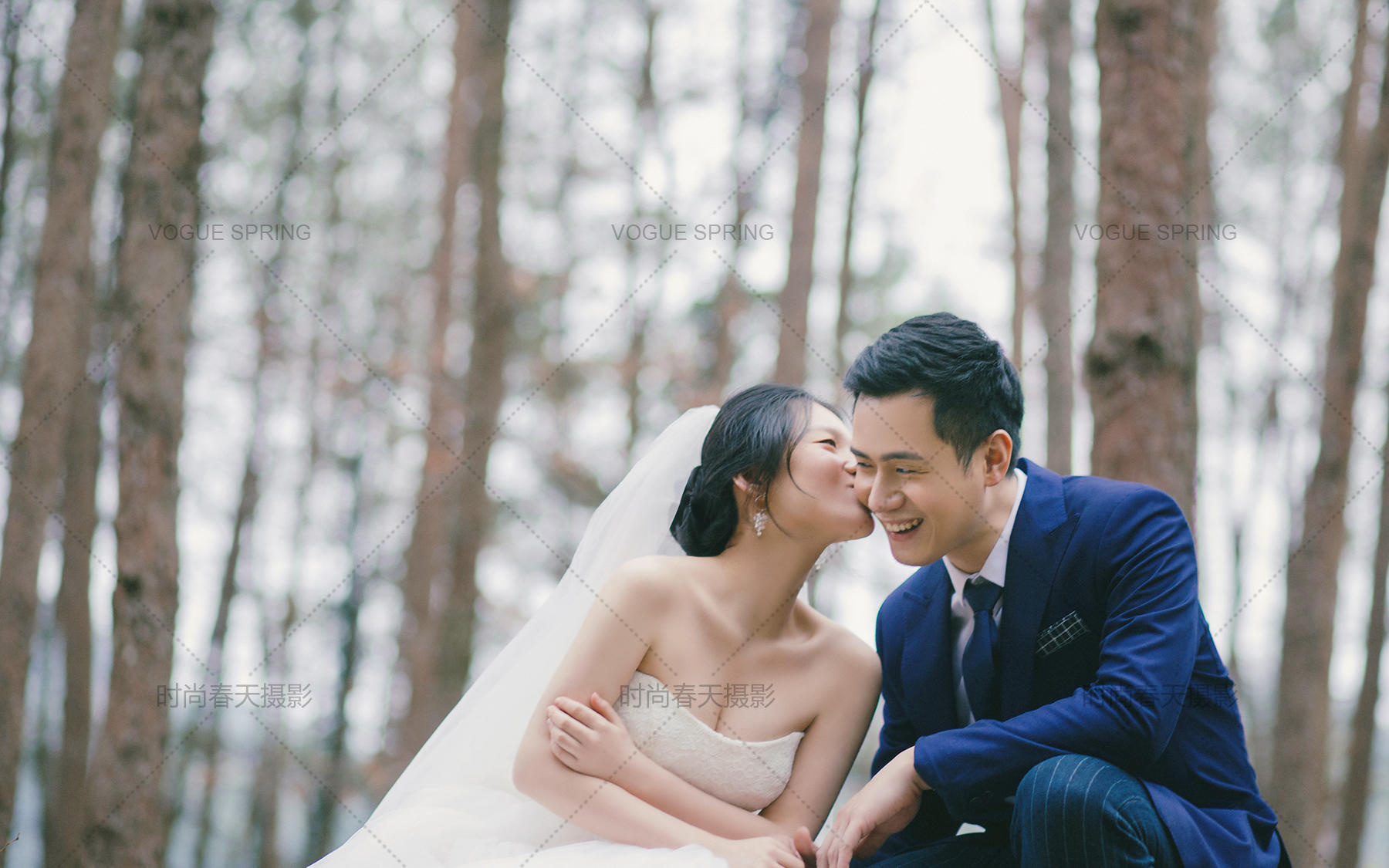 時(shí)尚春天婚紗攝影 雙外景拍攝C