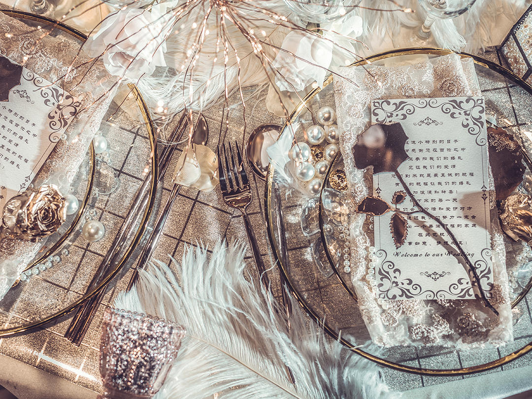 璀璨丨DreamPark·唯美创意香槟色欧式婚礼
