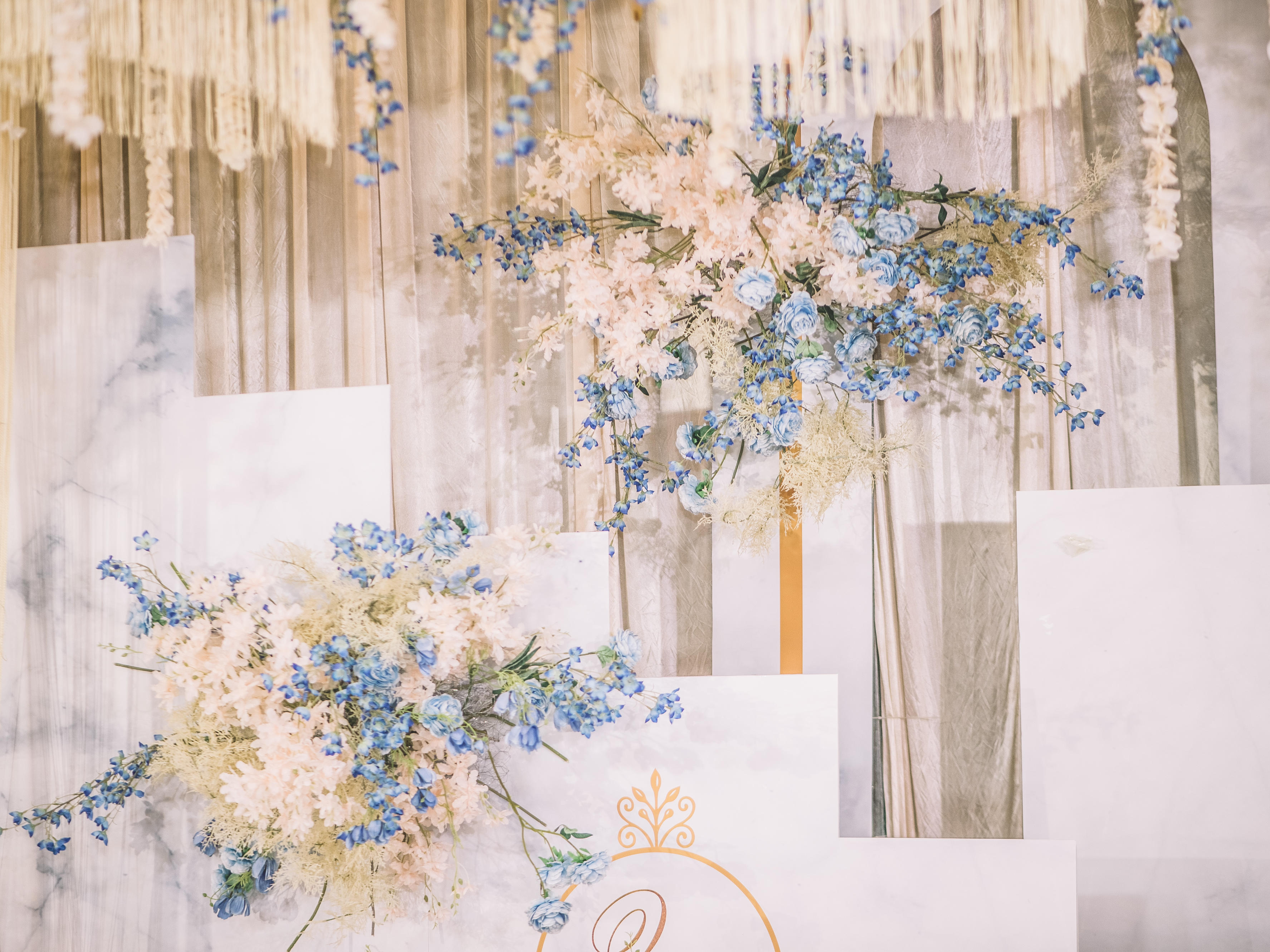 花嫁伊人  蓝色雾霾主题婚礼