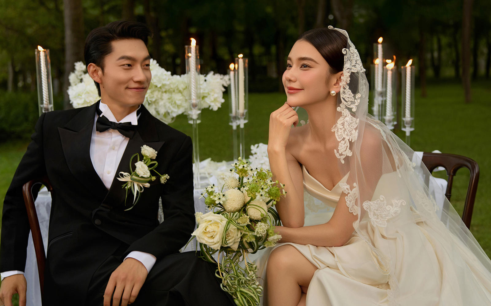 浪漫仪式感💐把草坪婚礼搬进婚纱照