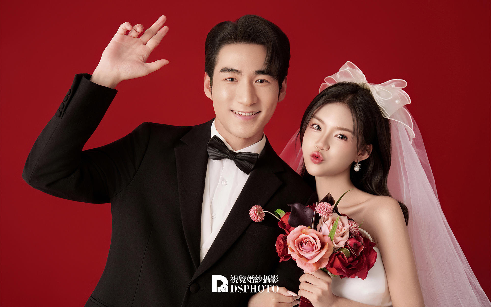 這么喜慶又甜蜜的婚紗照，誰拍誰幸福一輩子????