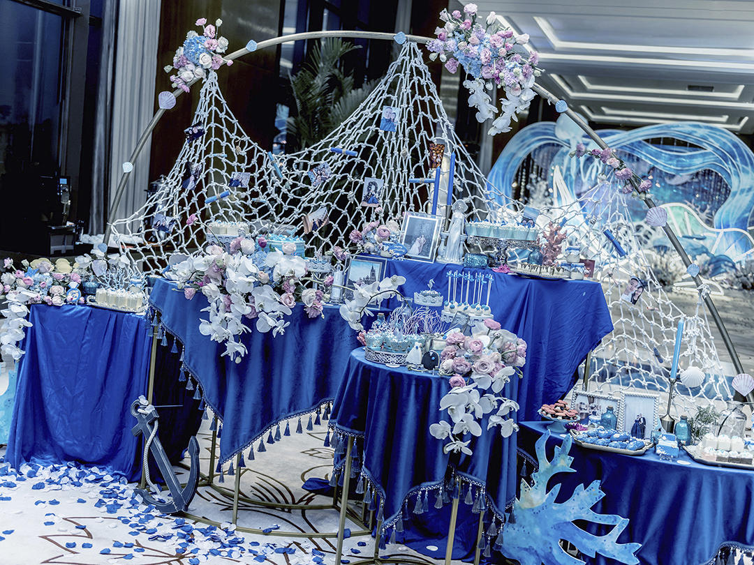 美轮美奂 梦幻海洋主题婚礼