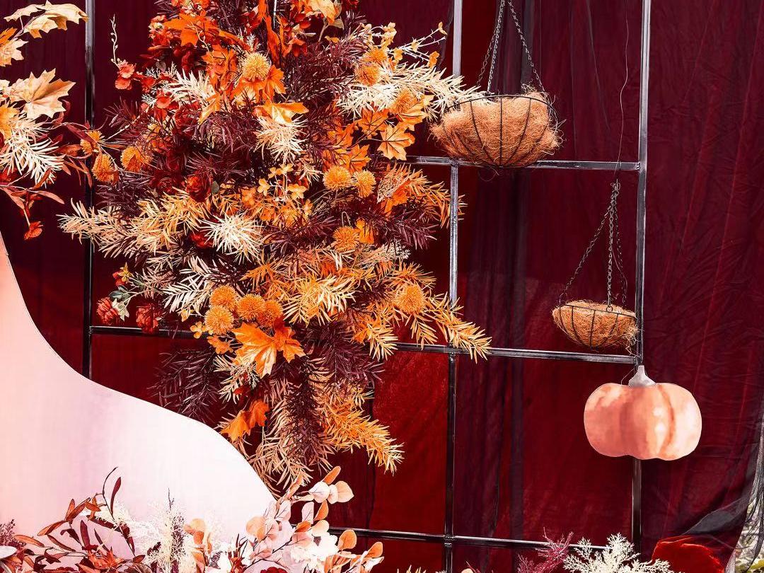 桃喜婚礼 — 复古橙色户外