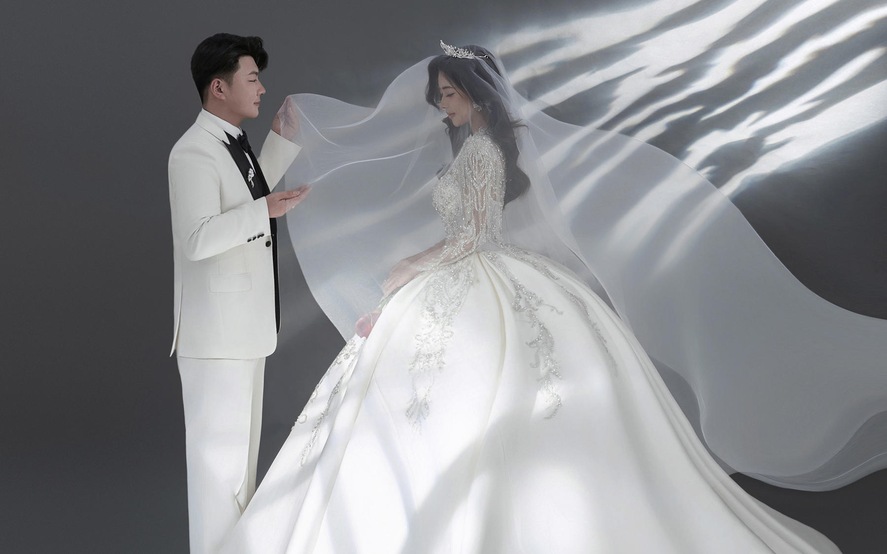【真实客片】光影婚纱照丨成龙 & 丁诗琴